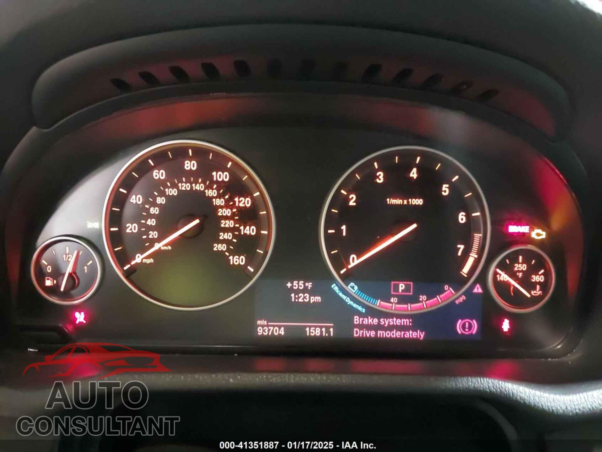 BMW X3 2013 - 5UXWX9C51D0D04429