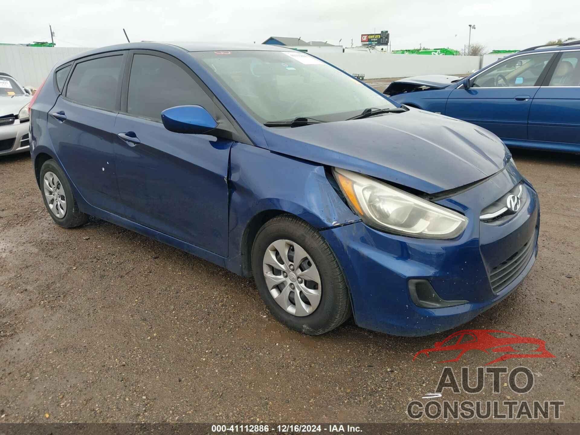 HYUNDAI ACCENT 2016 - KMHCT5AE8GU278526