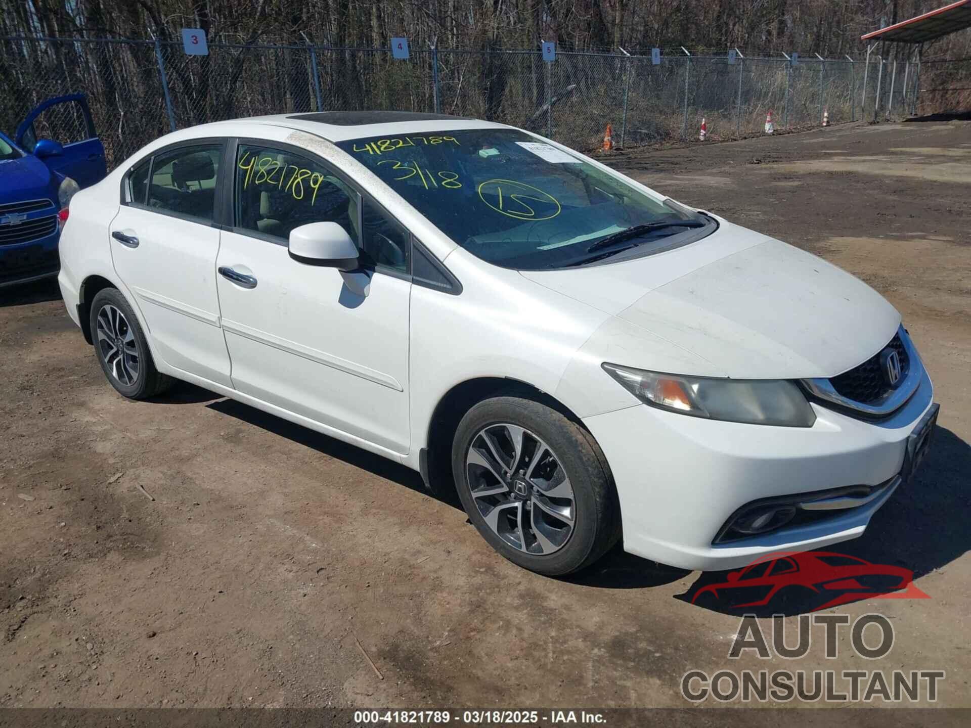 HONDA CIVIC 2013 - 19XFB2F96DE200626