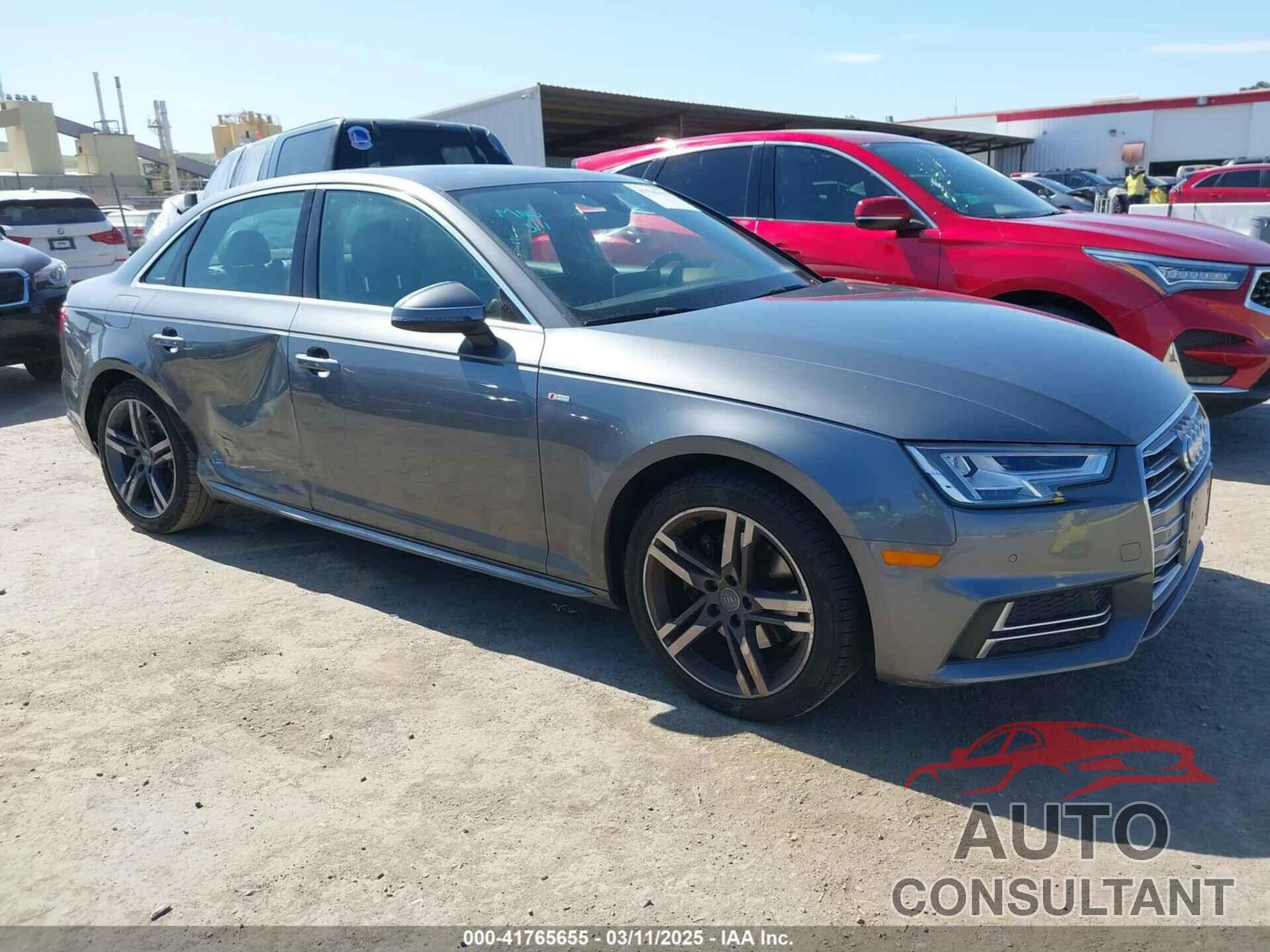 AUDI A4 2018 - WAULMAF42JA233811
