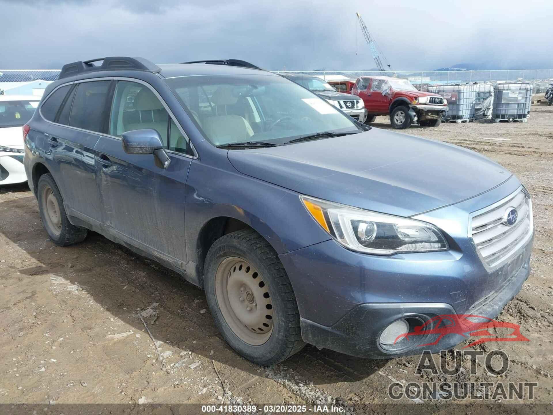SUBARU OUTBACK 2017 - 4S4BSACCXH3348554