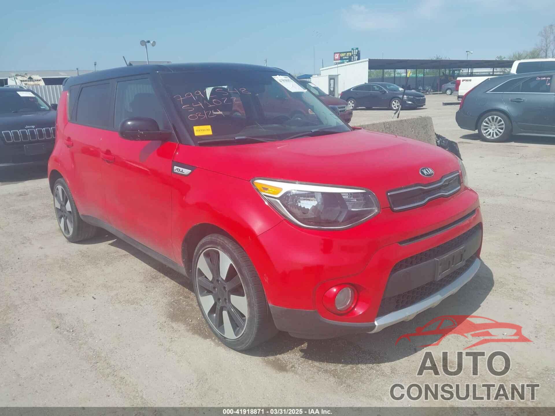 KIA SOUL 2018 - KNDJP3A50J7541022