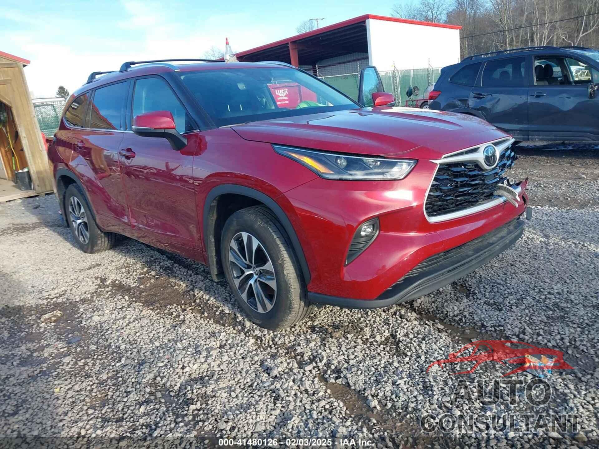 TOYOTA HIGHLANDER 2021 - 5TDGZRBH7MS528004