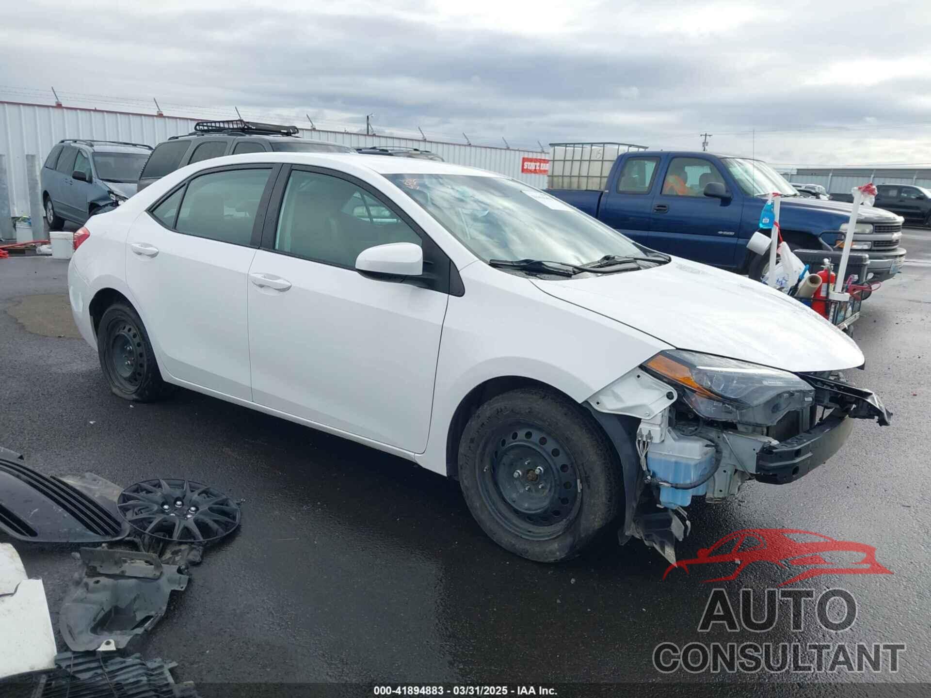 TOYOTA COROLLA 2019 - 2T1BURHE1KC163721
