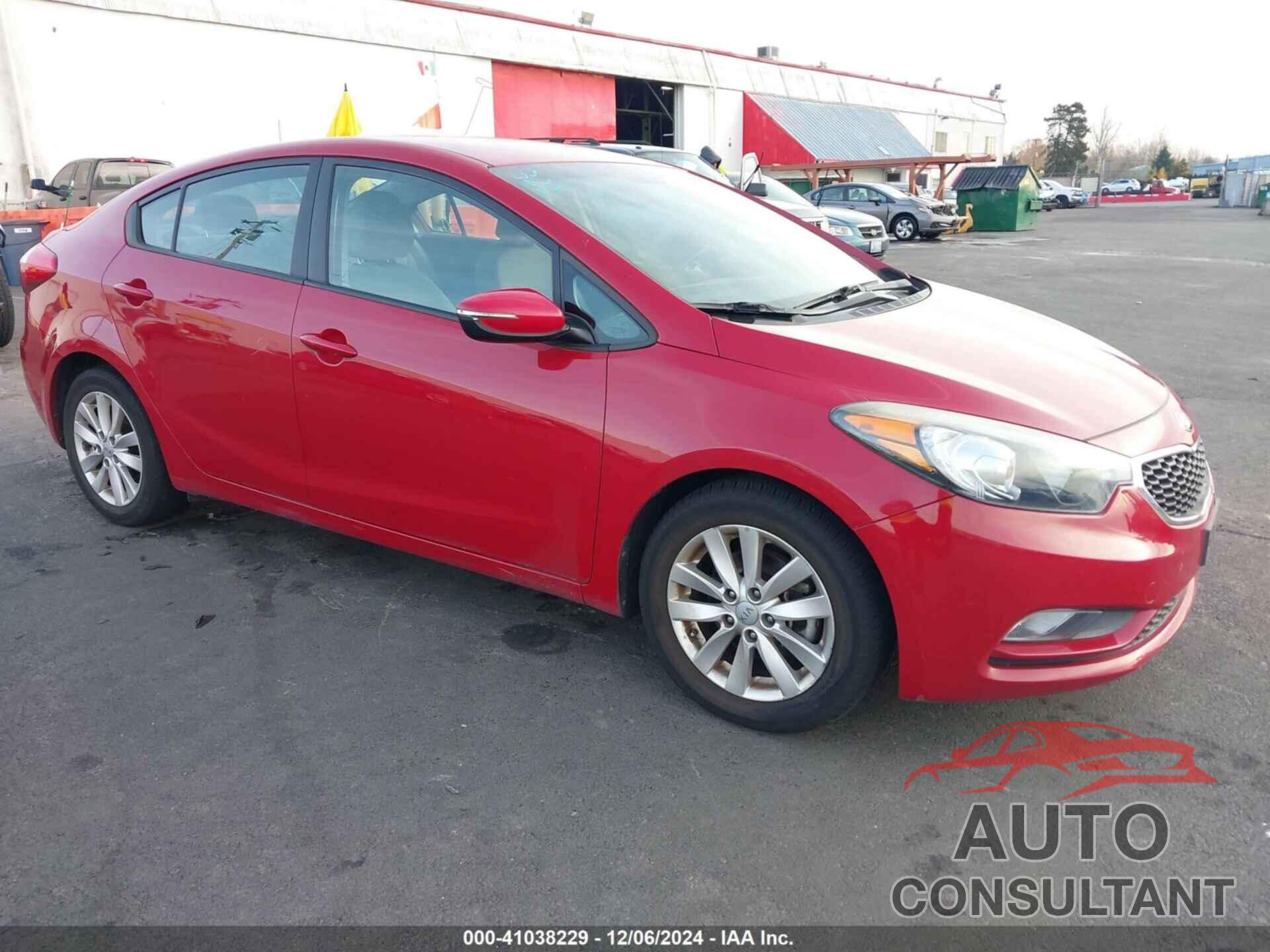 KIA FORTE 2016 - KNAFX4A62G5455281