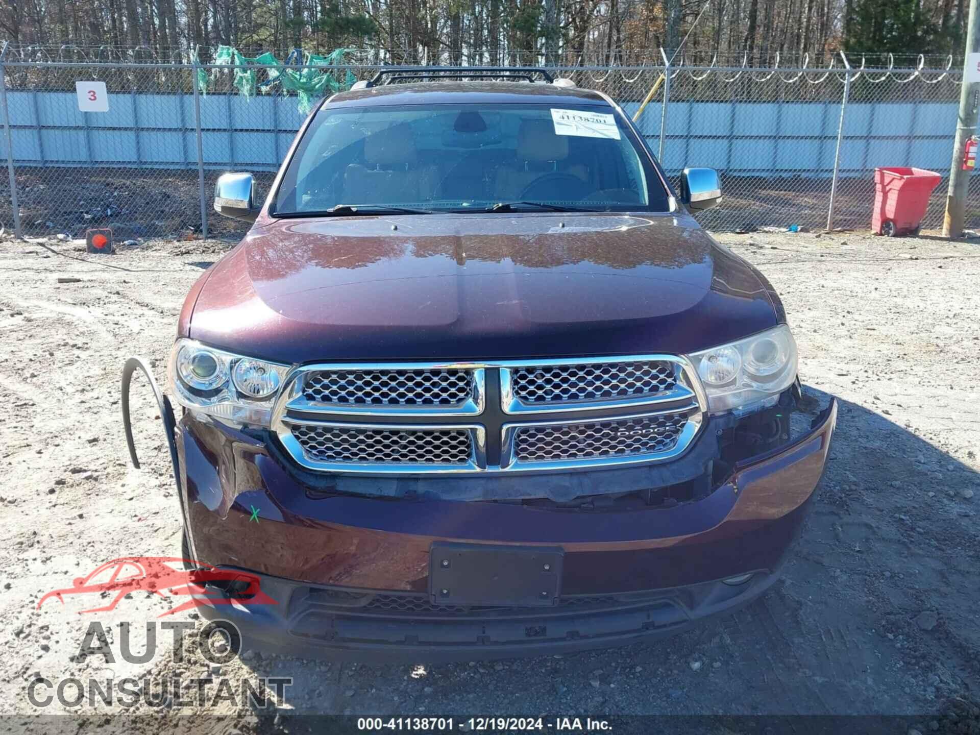 DODGE DURANGO 2012 - 1C4SDJETXCC192584