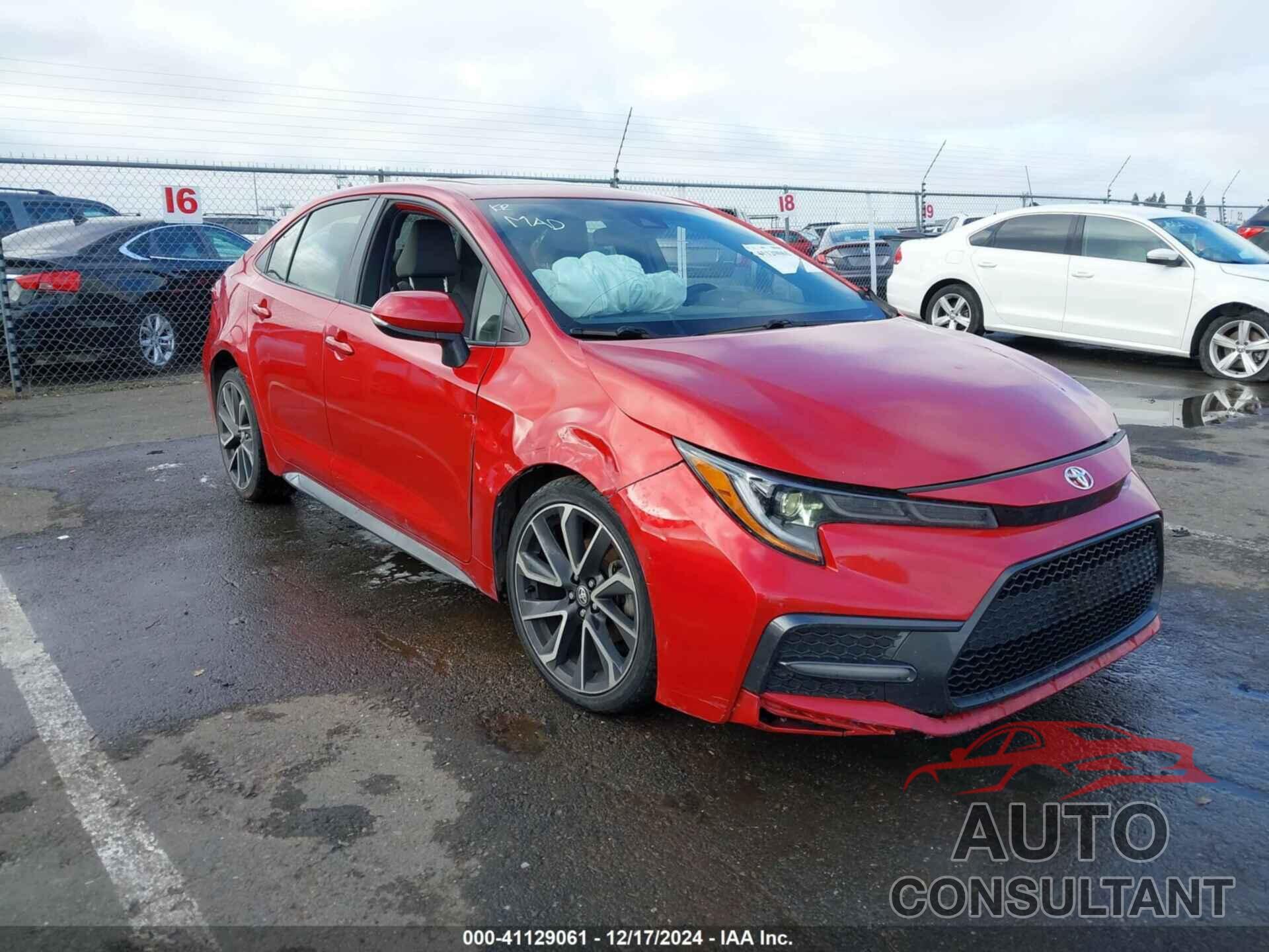 TOYOTA COROLLA 2020 - JTDP4RCE7LJ002499