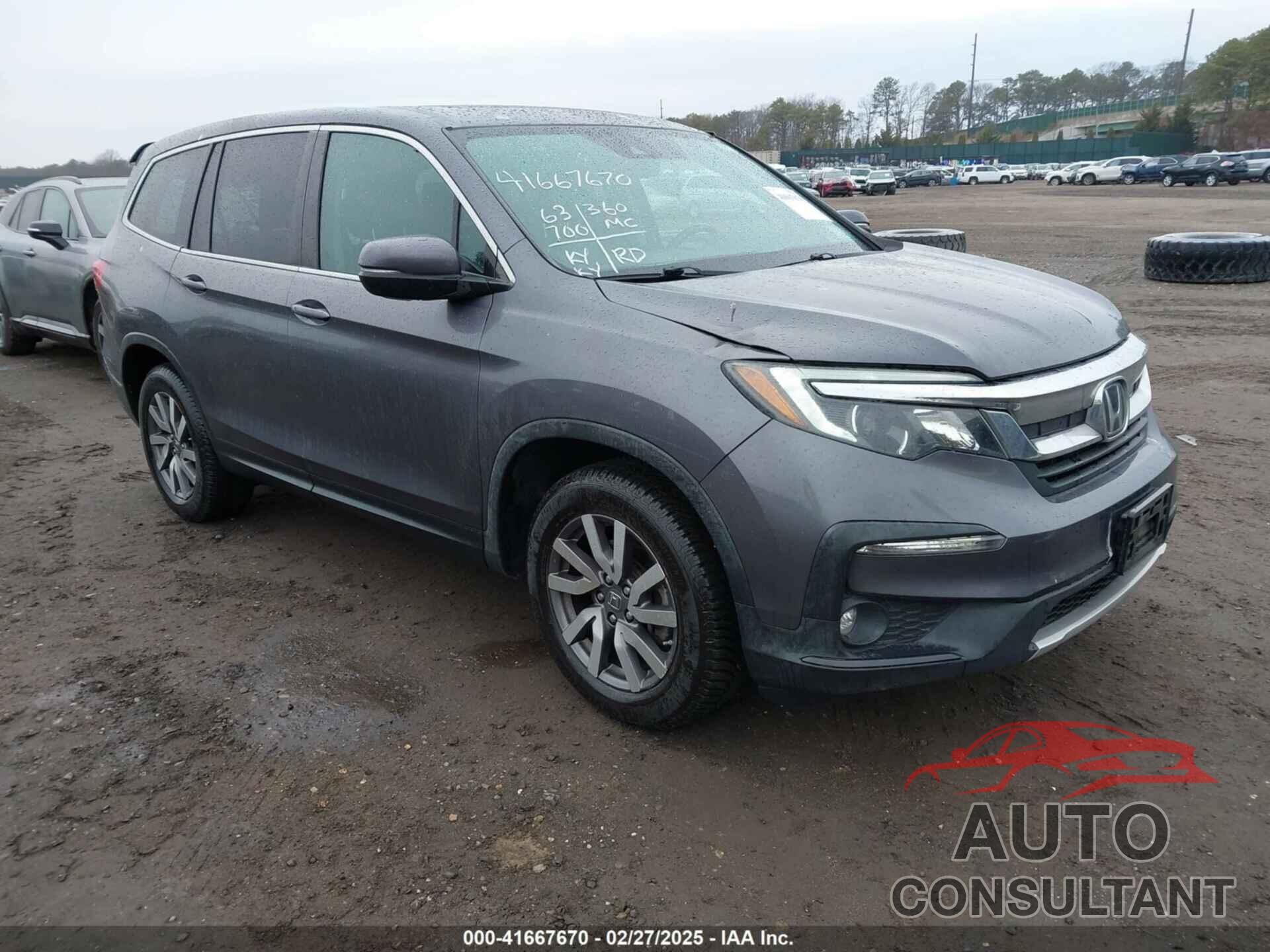 HONDA PILOT 2019 - 5FNYF6H59KB059914