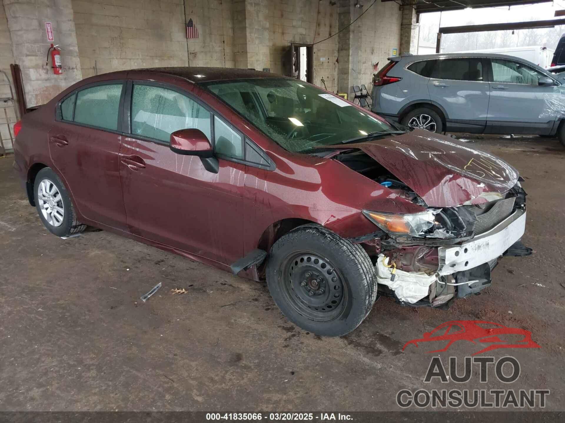 HONDA CIVIC 2012 - 19XFB2F55CE364123