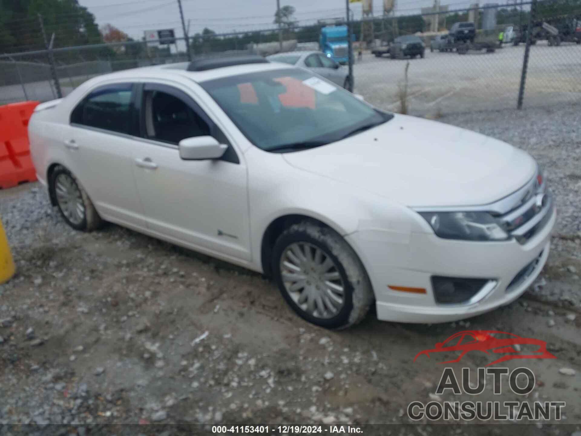FORD FUSION HYBRID 2012 - 3FADP0L37CR288550