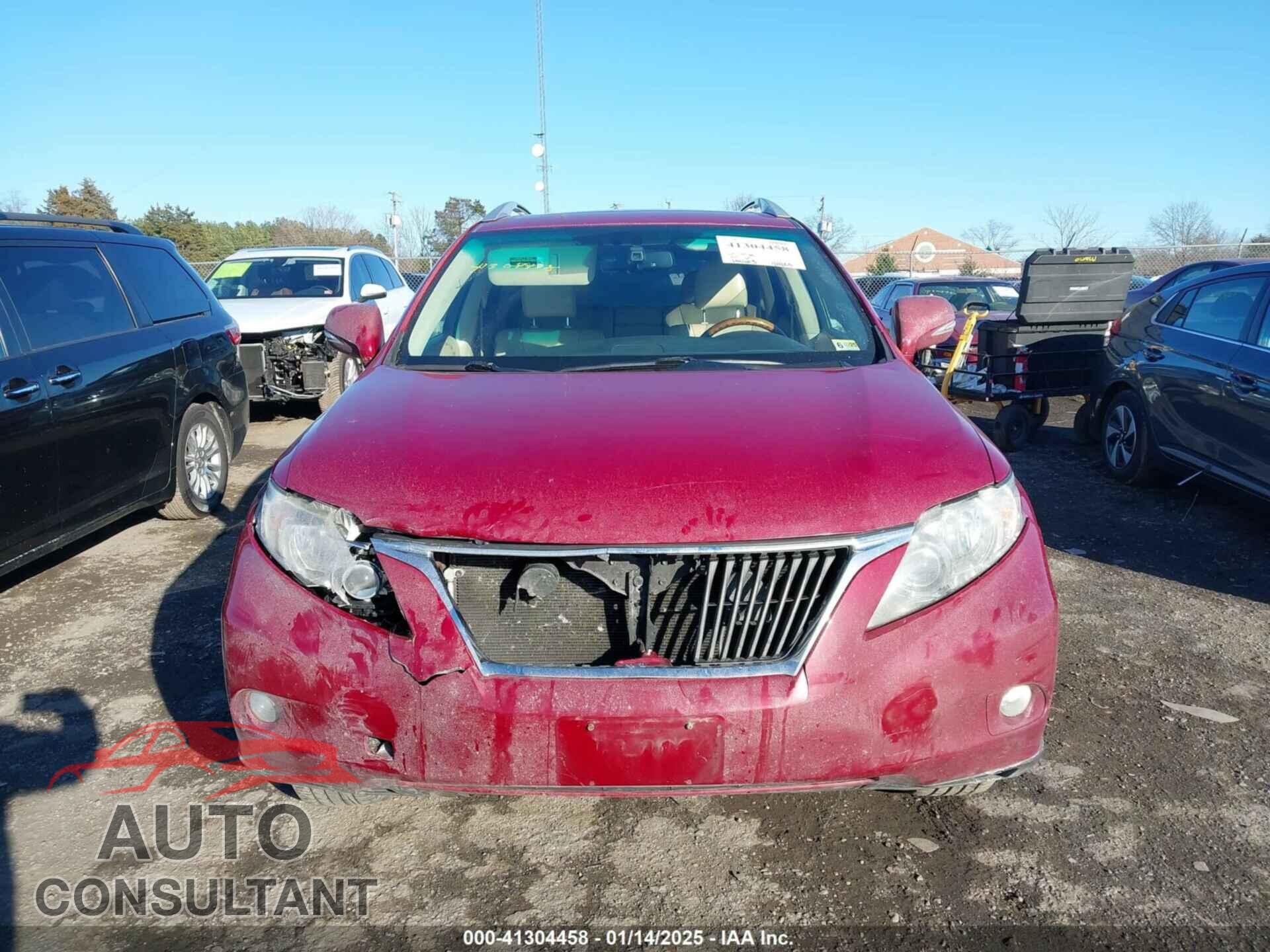 LEXUS RX 350 2011 - 2T2BK1BA6BC083629