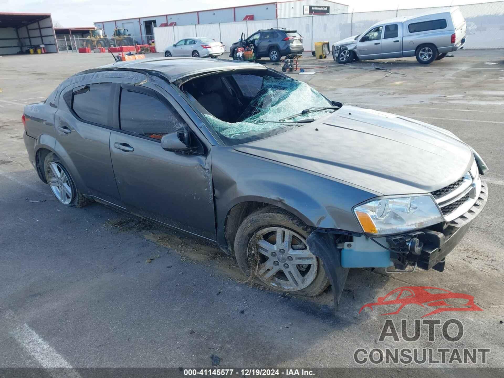 DODGE AVENGER 2012 - 1C3CDZCB7CN313416