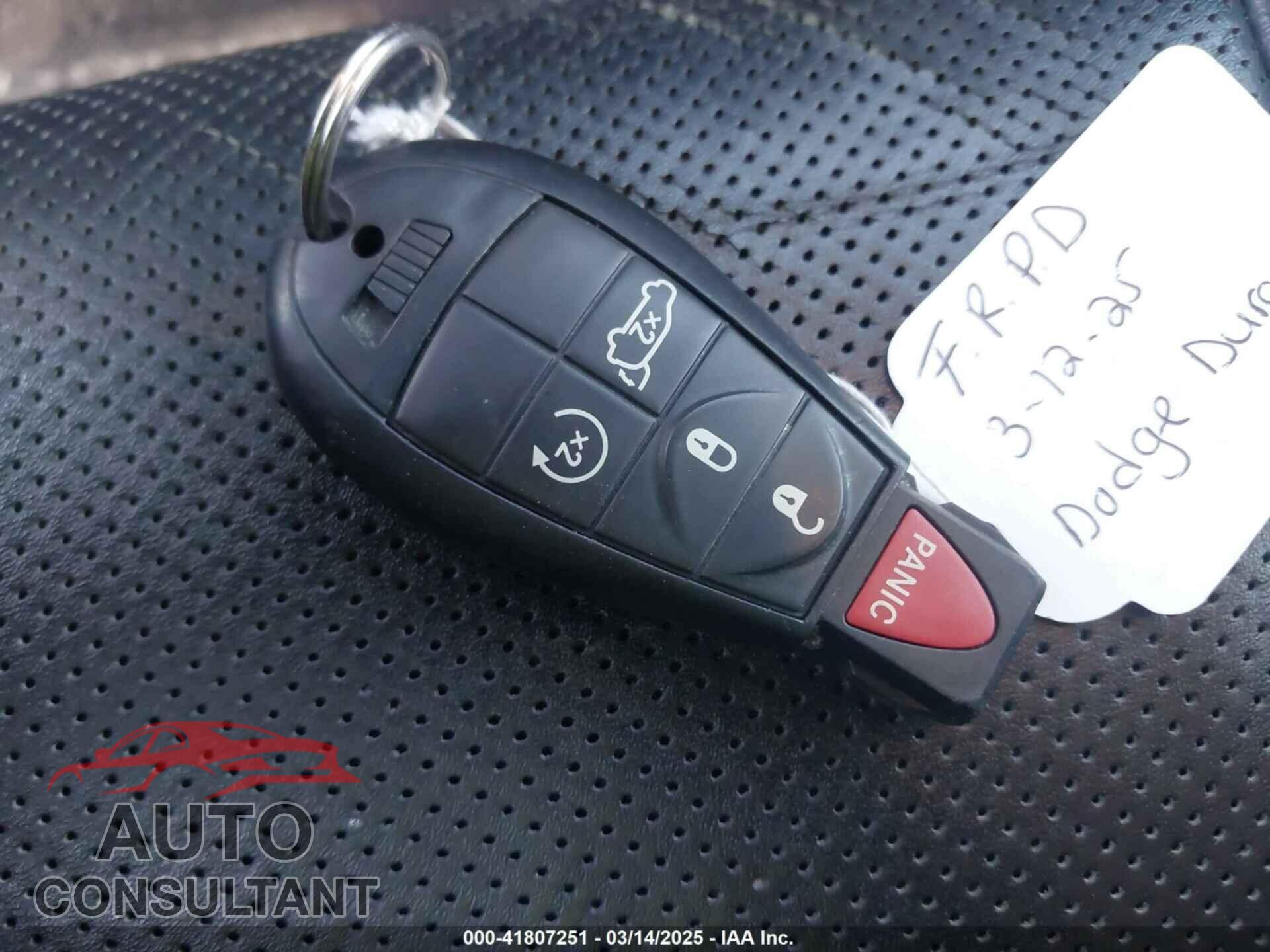 DODGE DURANGO 2013 - 1C4SDJET3DC673455