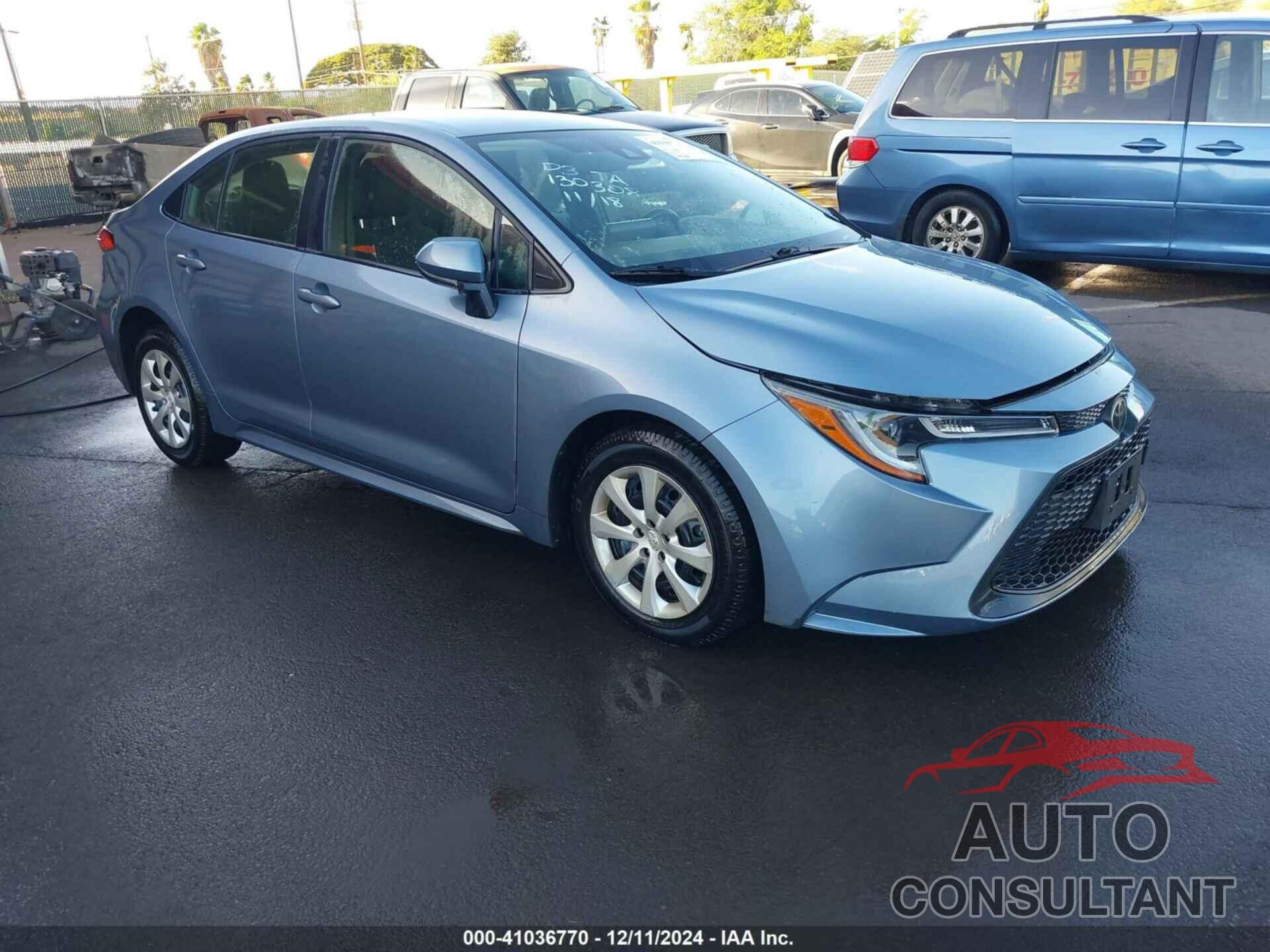 TOYOTA COROLLA 2020 - JTDEPRAE8LJ029647