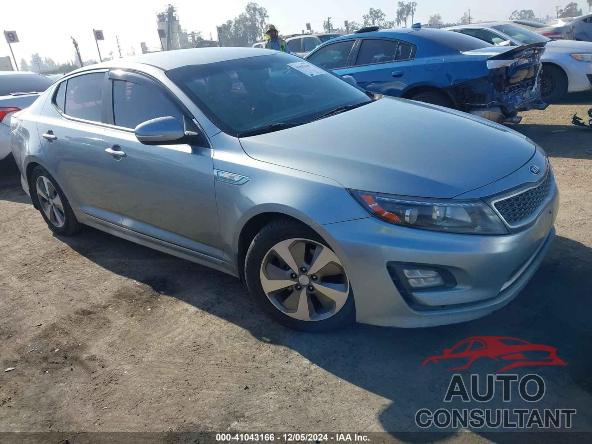 KIA OPTIMA HYBRID 2014 - KNAGN4AD1E5072924