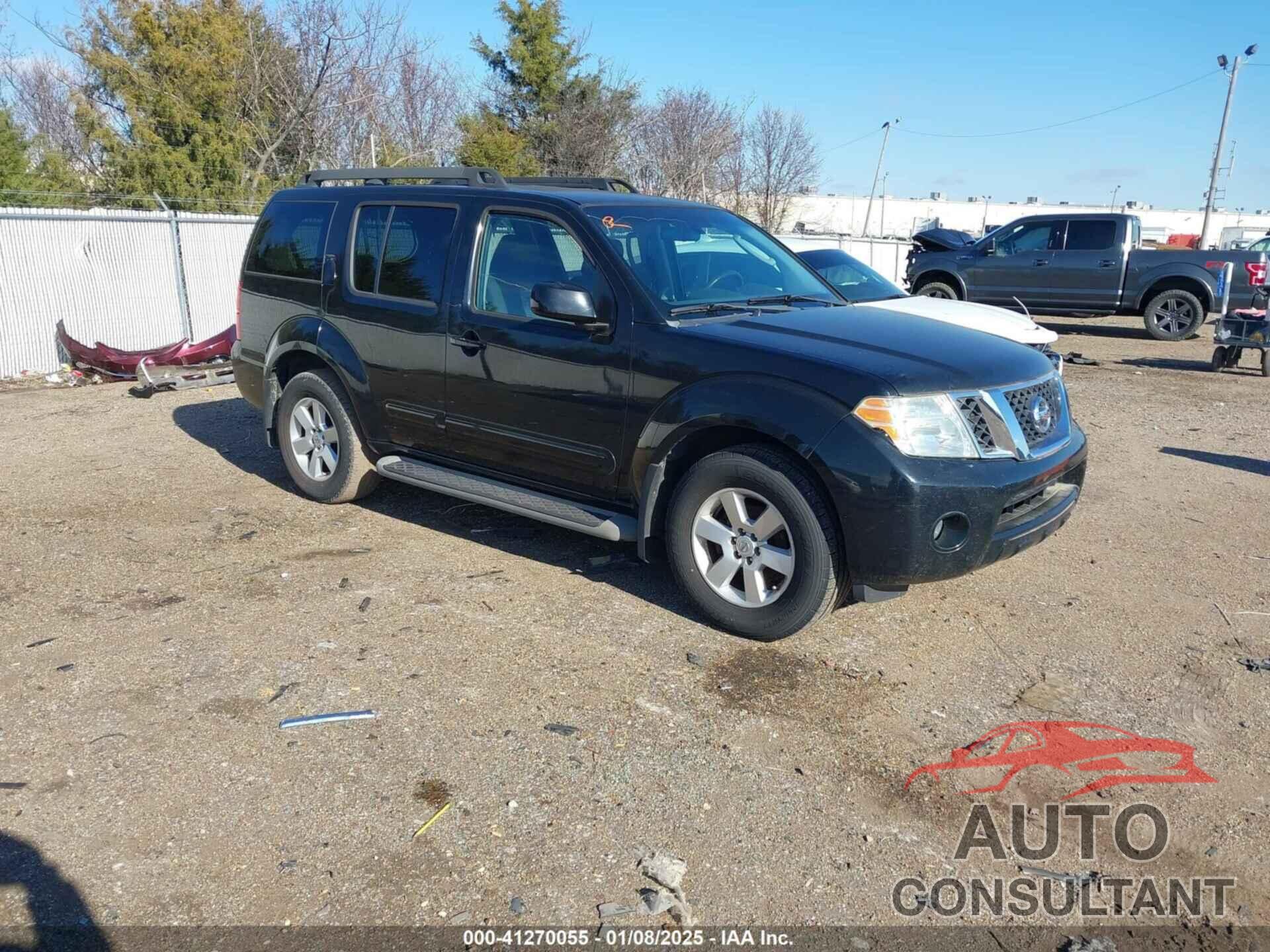 NISSAN PATHFINDER 2010 - 5N1AR1NN8AC630073