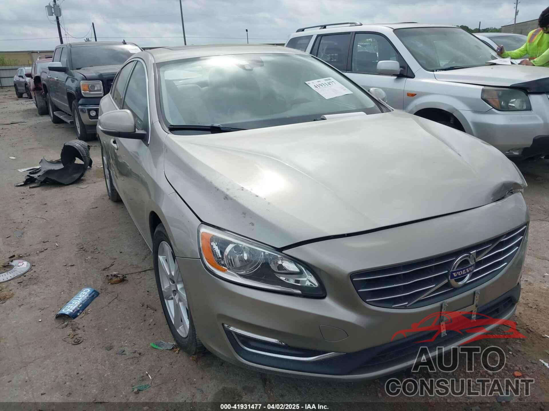 VOLVO S60 2016 - YV126MFK0G2414153