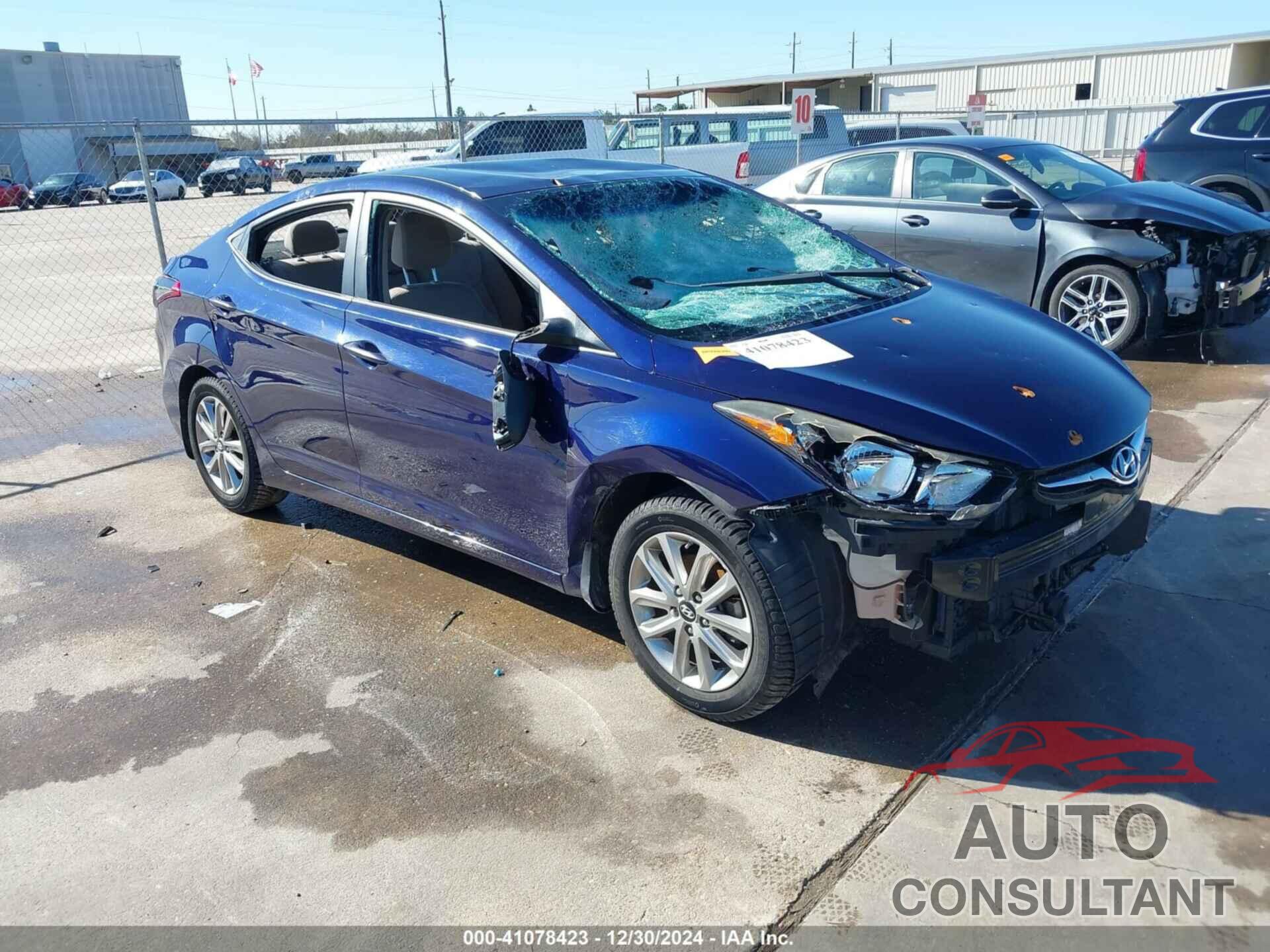 HYUNDAI ELANTRA 2014 - 5NPDH4AE1EH512744