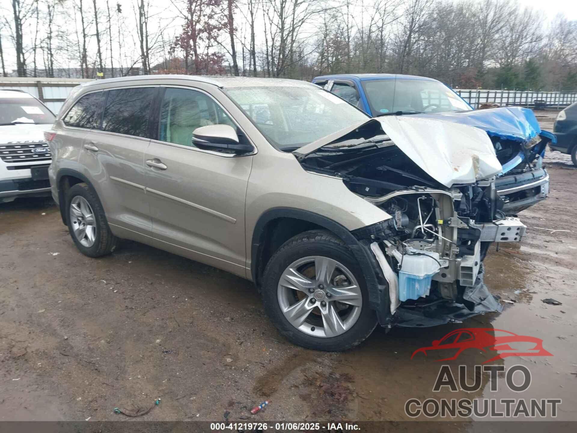 TOYOTA HIGHLANDER 2015 - 5TDDKRFH9FS189928