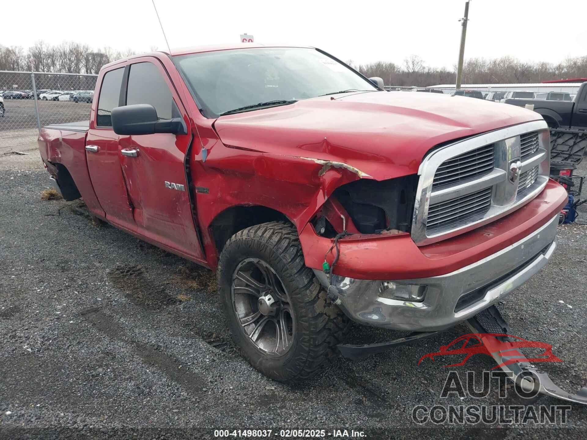 DODGE RAM 1500 2009 - 1D3HV18T99S789332