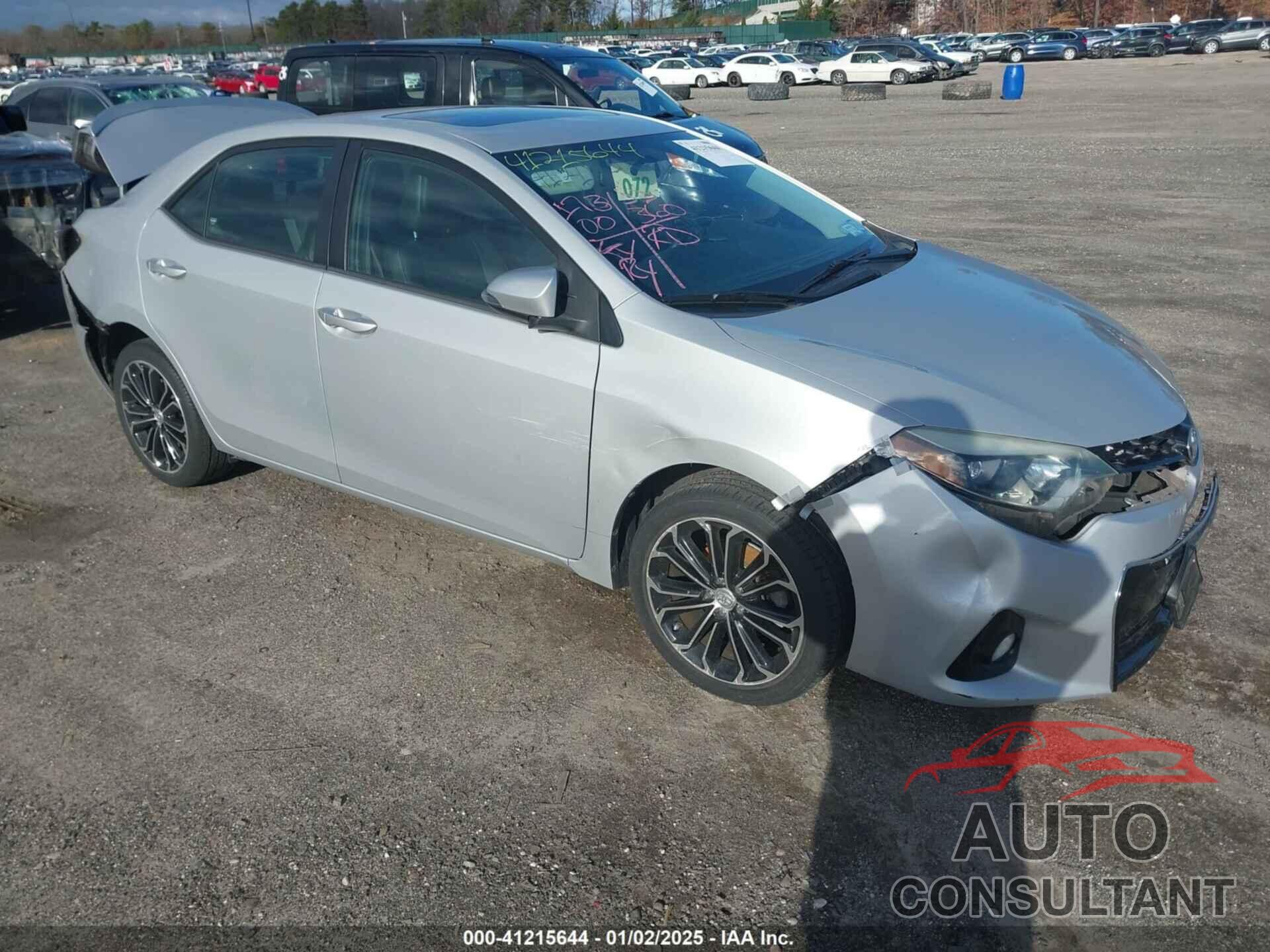 TOYOTA COROLLA 2015 - 2T1BURHE0FC452899