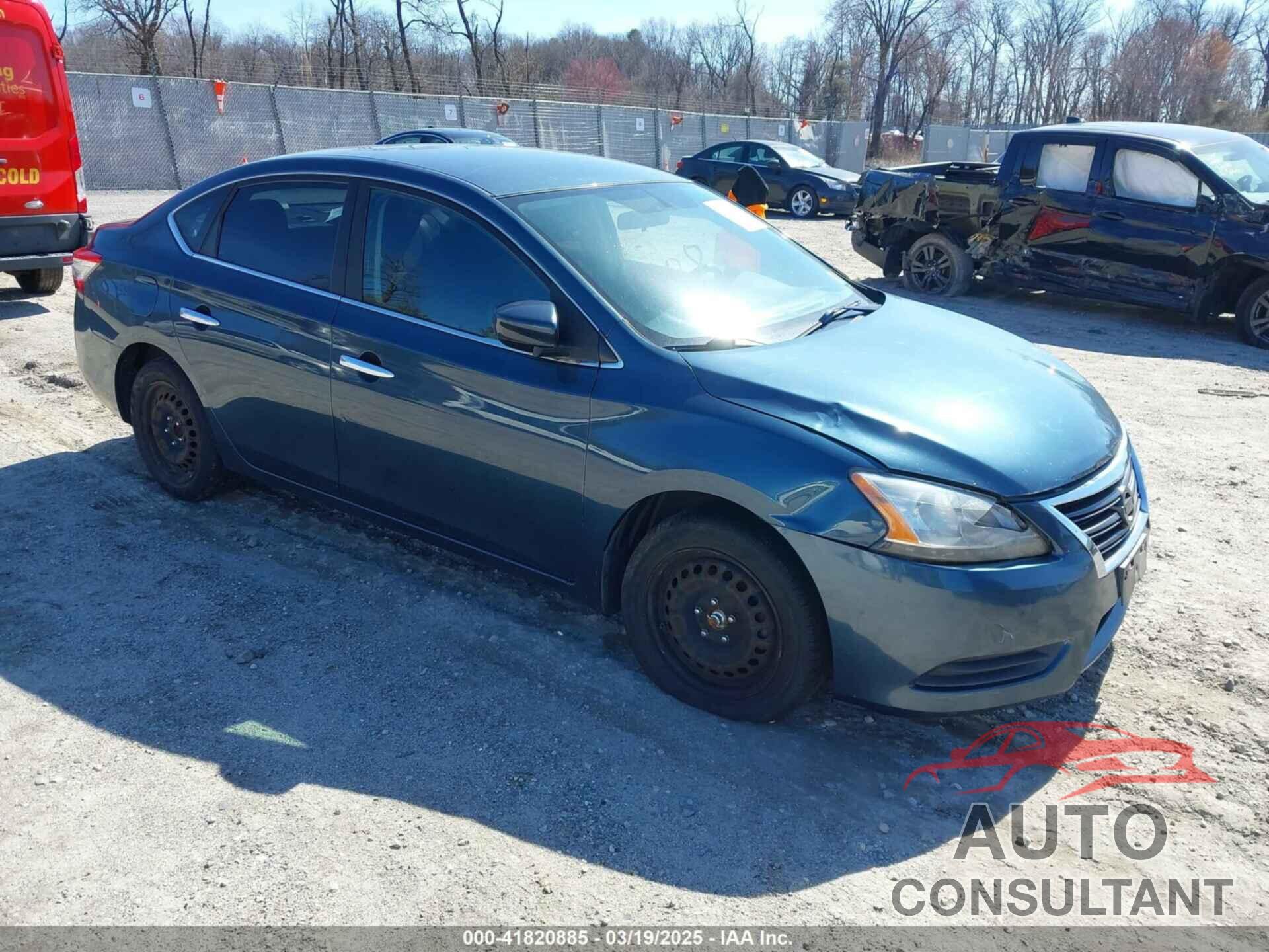 NISSAN SENTRA 2014 - 1N4AB7AP5EN850323