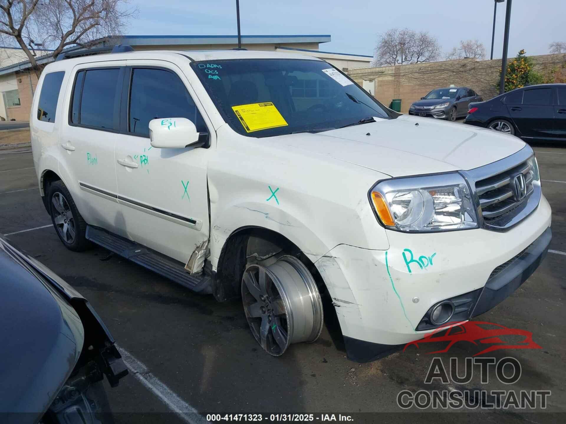 HONDA PILOT 2013 - 5FNYF4H94DB019993