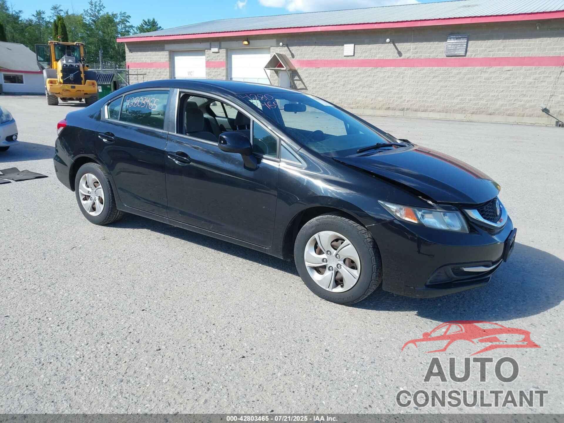 HONDA CIVIC 2013 - 2HGFB2F54DH584604