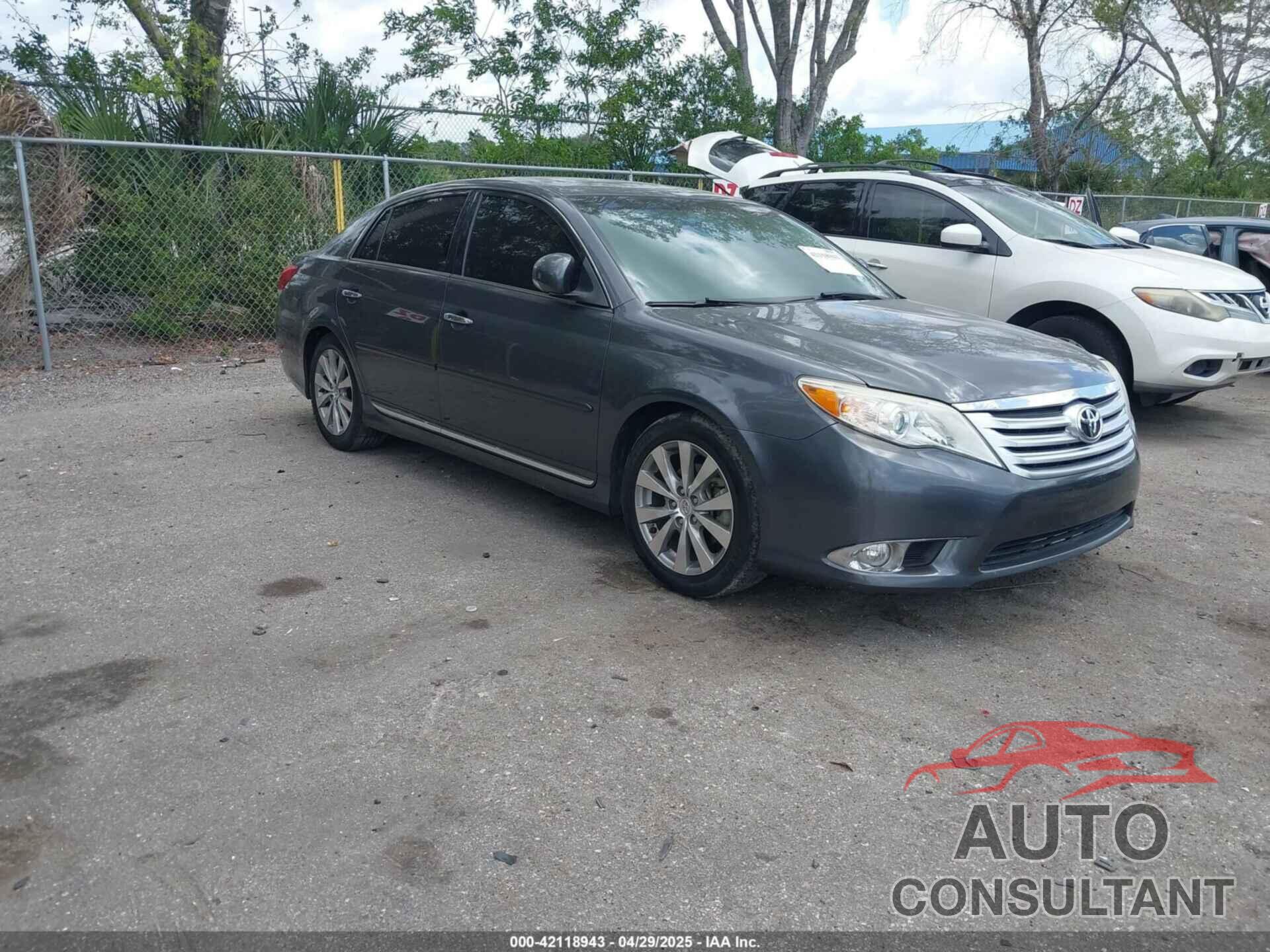 TOYOTA AVALON 2011 - 4T1BK3DB9BU435770
