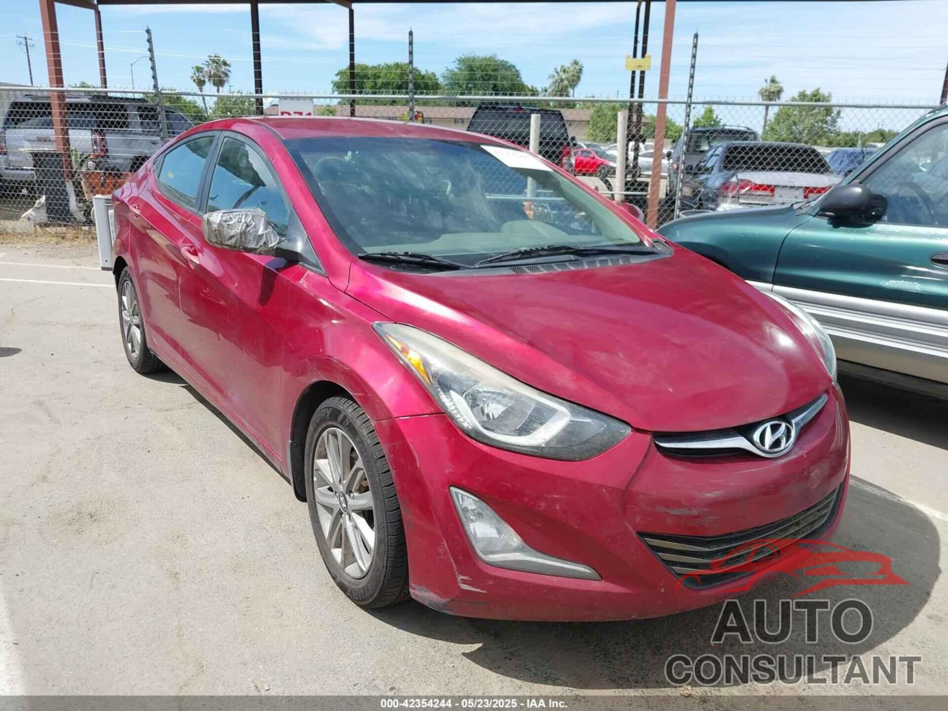 HYUNDAI ELANTRA 2016 - 5NPDH4AE4GH710401