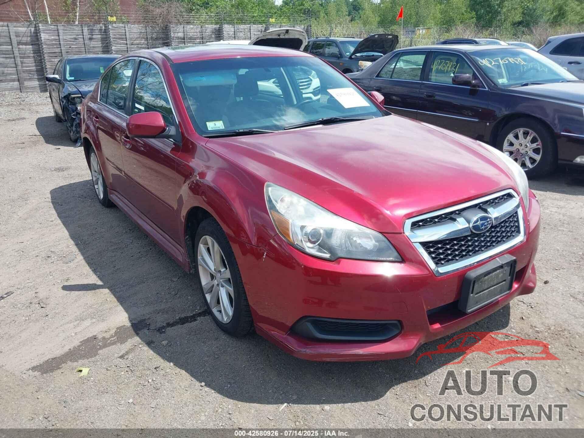 SUBARU LEGACY 2014 - 4S3BMBD68E3026701
