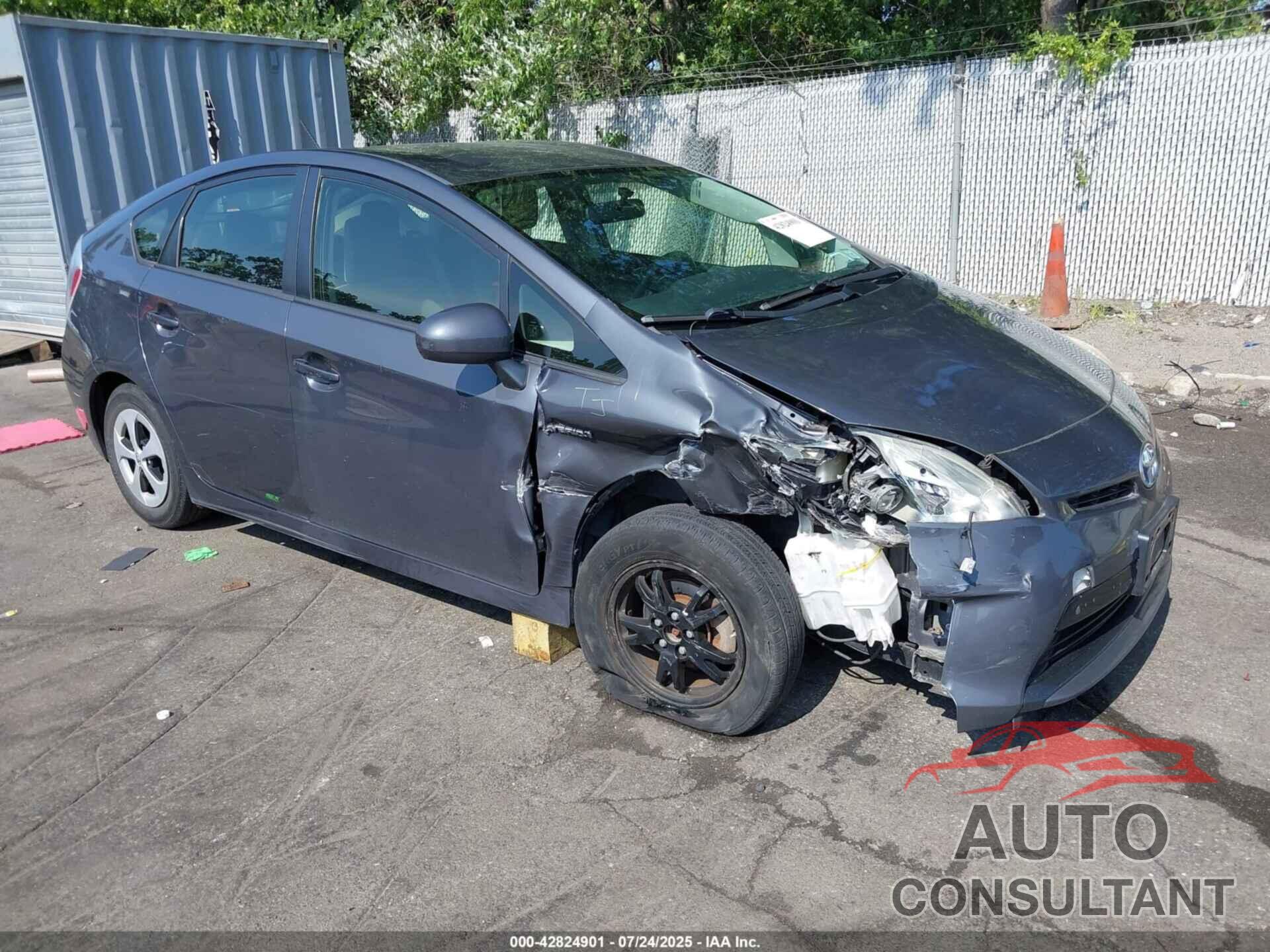 TOYOTA PRIUS 2012 - JTDKN3DU9C5484895