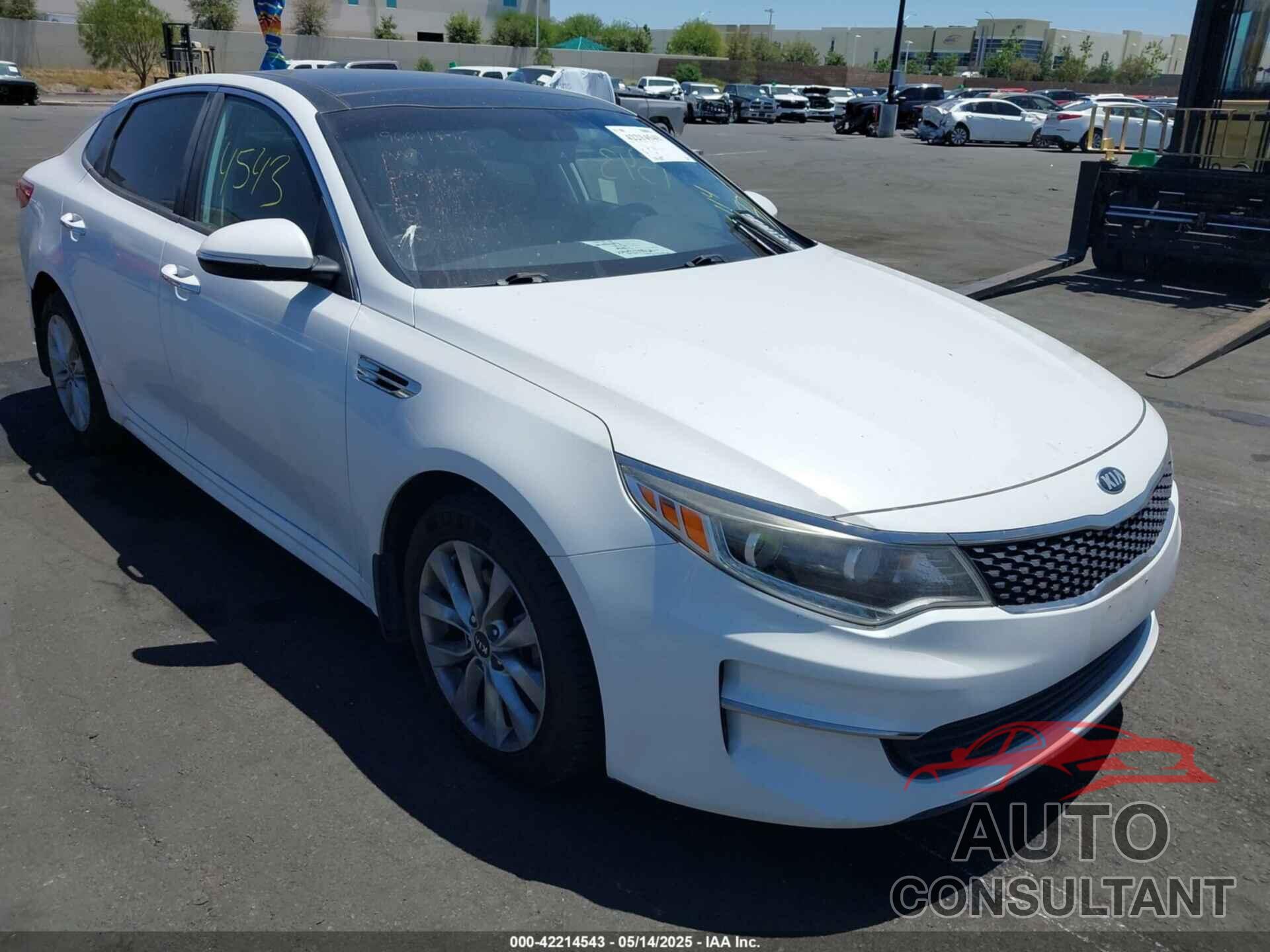 KIA OPTIMA 2016 - 5XXGU4L30GG093417