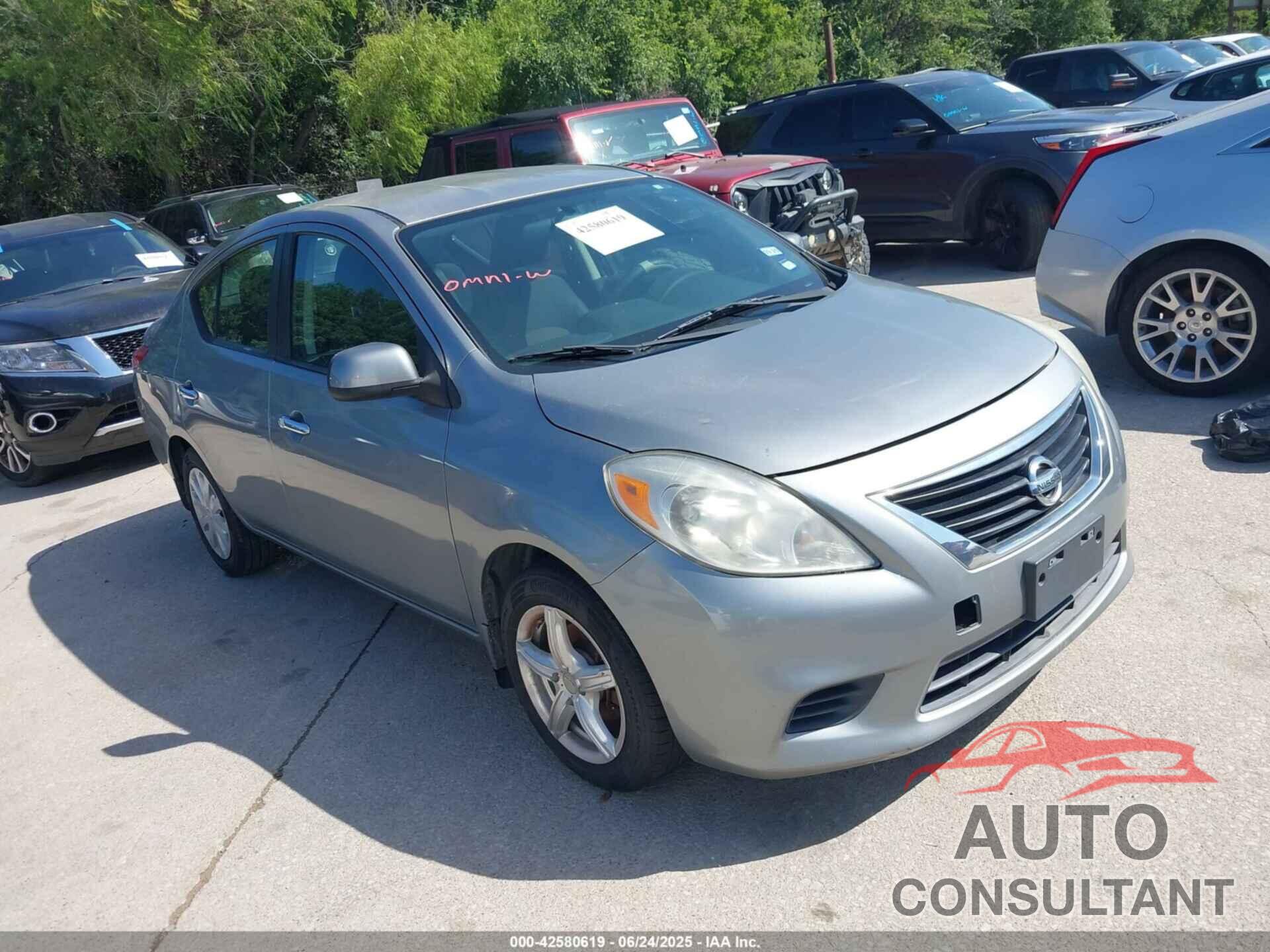 NISSAN VERSA 2012 - 3N1CN7APXCL873722