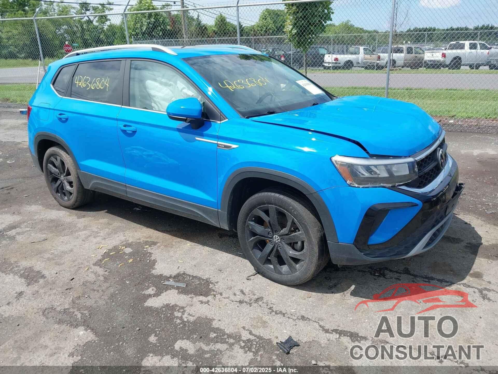 VOLKSWAGEN TAOS 2022 - 3VVPX7B28NM011108