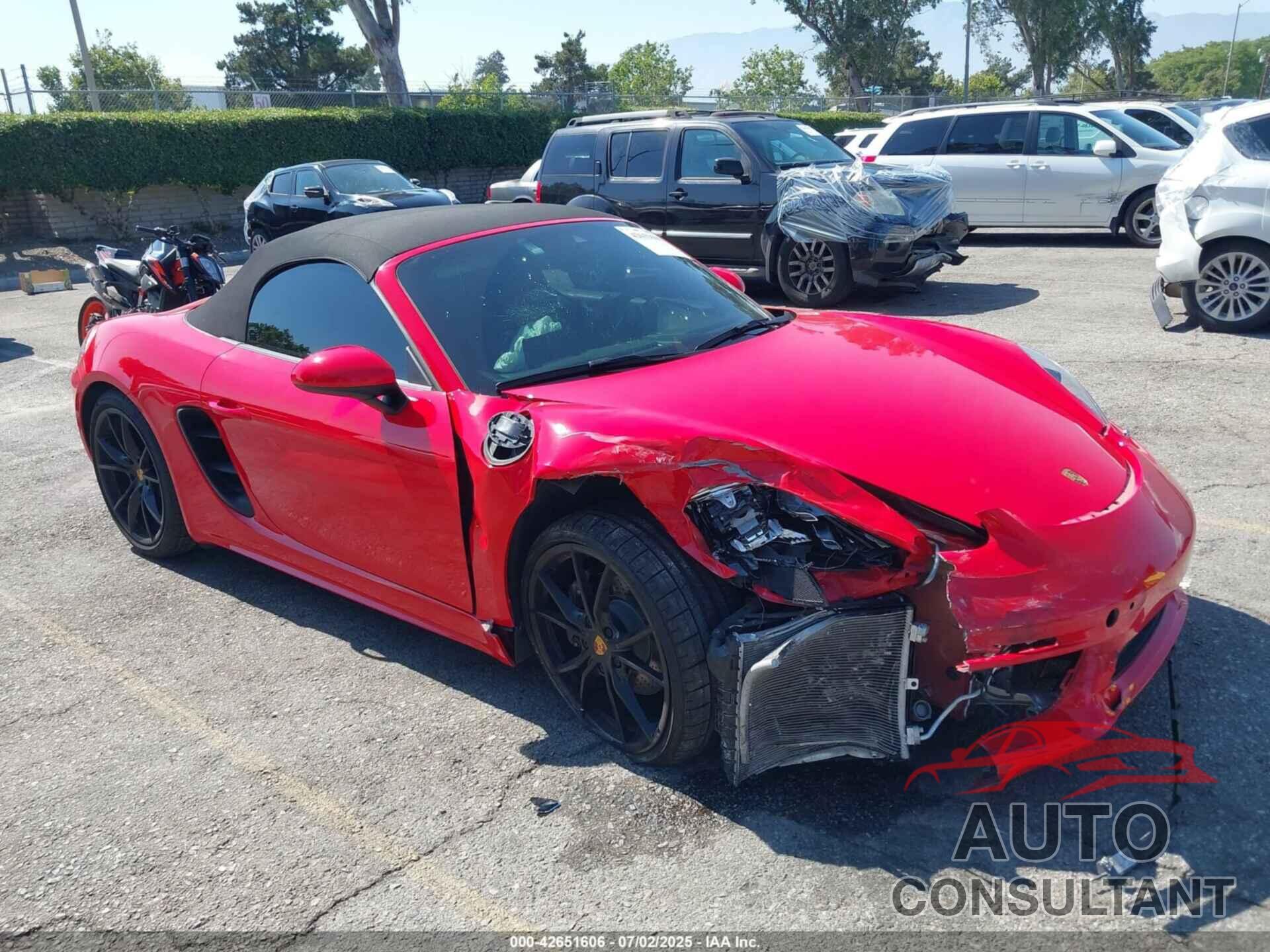PORSCHE 718 BOXSTER 2021 - WP0CA2A8XMS210688