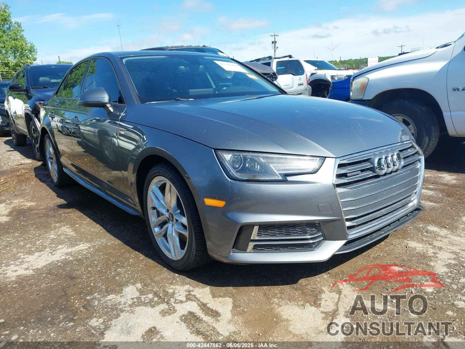 AUDI A4 2017 - WAUDNAF47HN046679