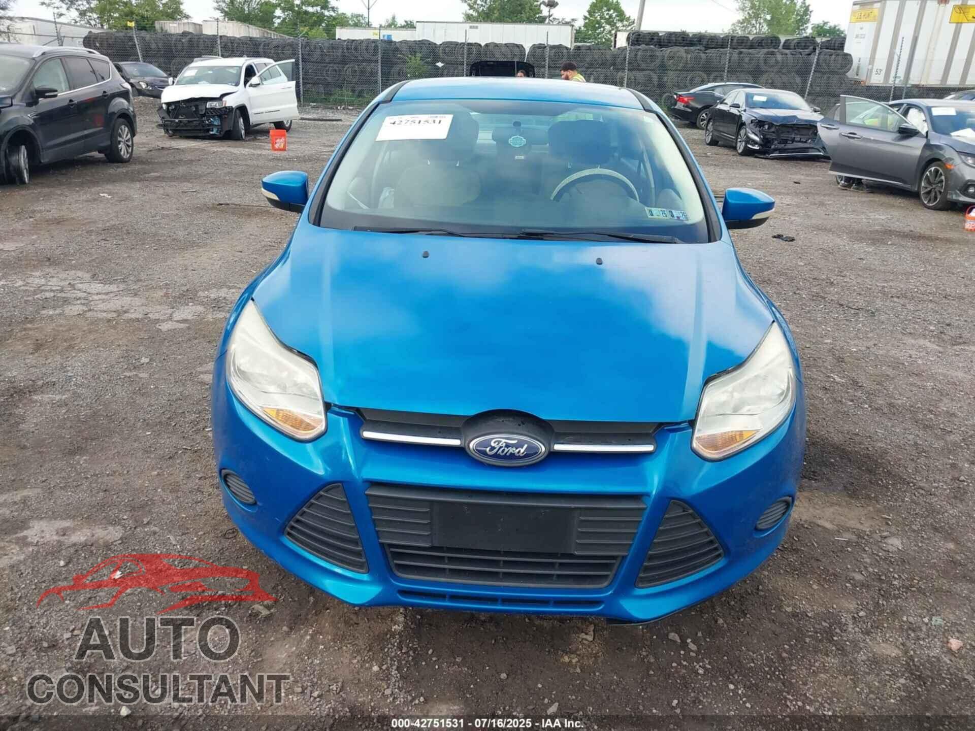FORD FOCUS 2014 - 1FADP3F22EL387914