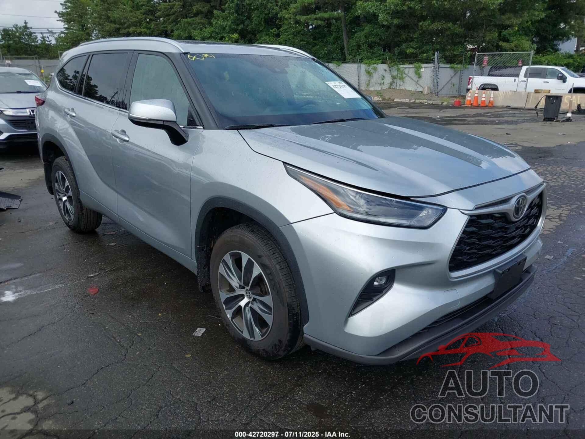 TOYOTA HIGHLANDER 2021 - 5TDGZRBH7MS160455