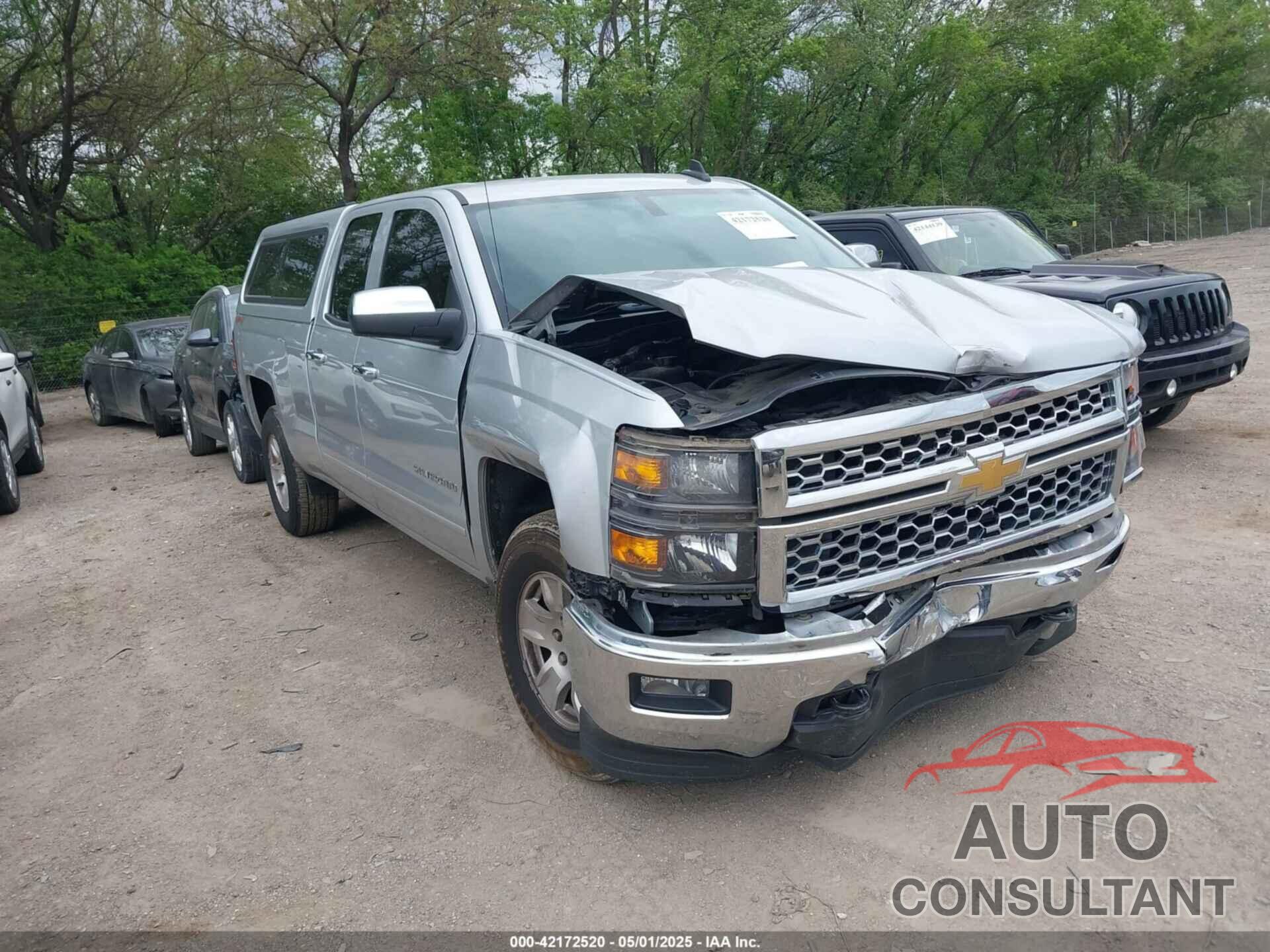 CHEVROLET SILVERADO 1500 2015 - 1GCVKREC2FZ363153
