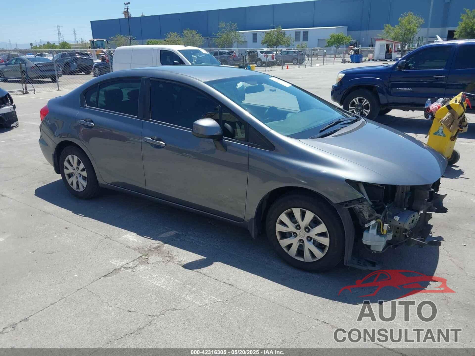 HONDA CIVIC 2012 - 19XFB2F51CE383994