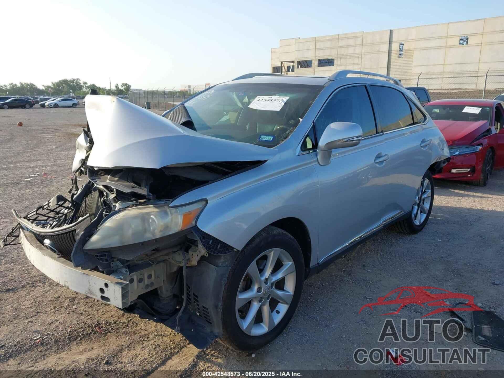 LEXUS RX 350 2010 - 2T2ZK1BA0AC006686