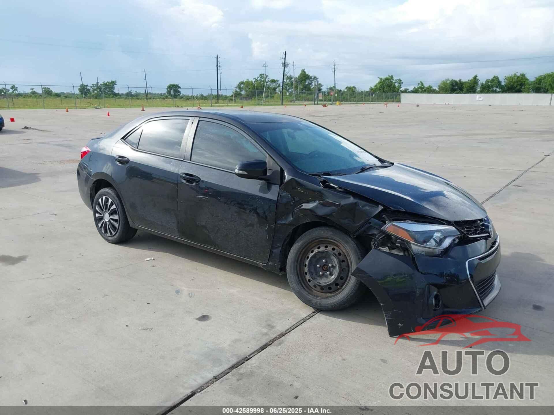 TOYOTA COROLLA 2014 - 5YFBURHE8EP134043