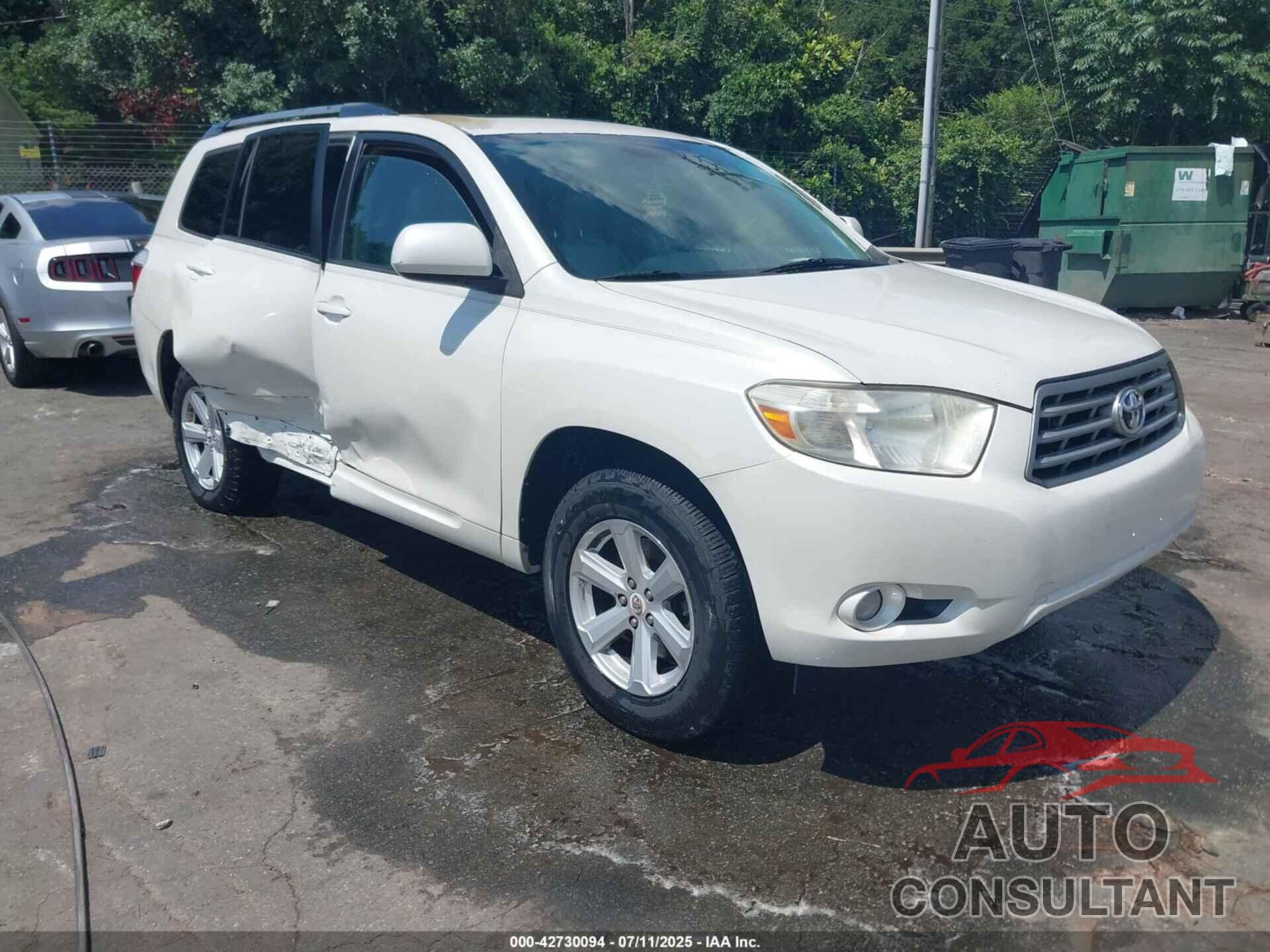TOYOTA HIGHLANDER 2010 - 5TDKK3EH0AS007838