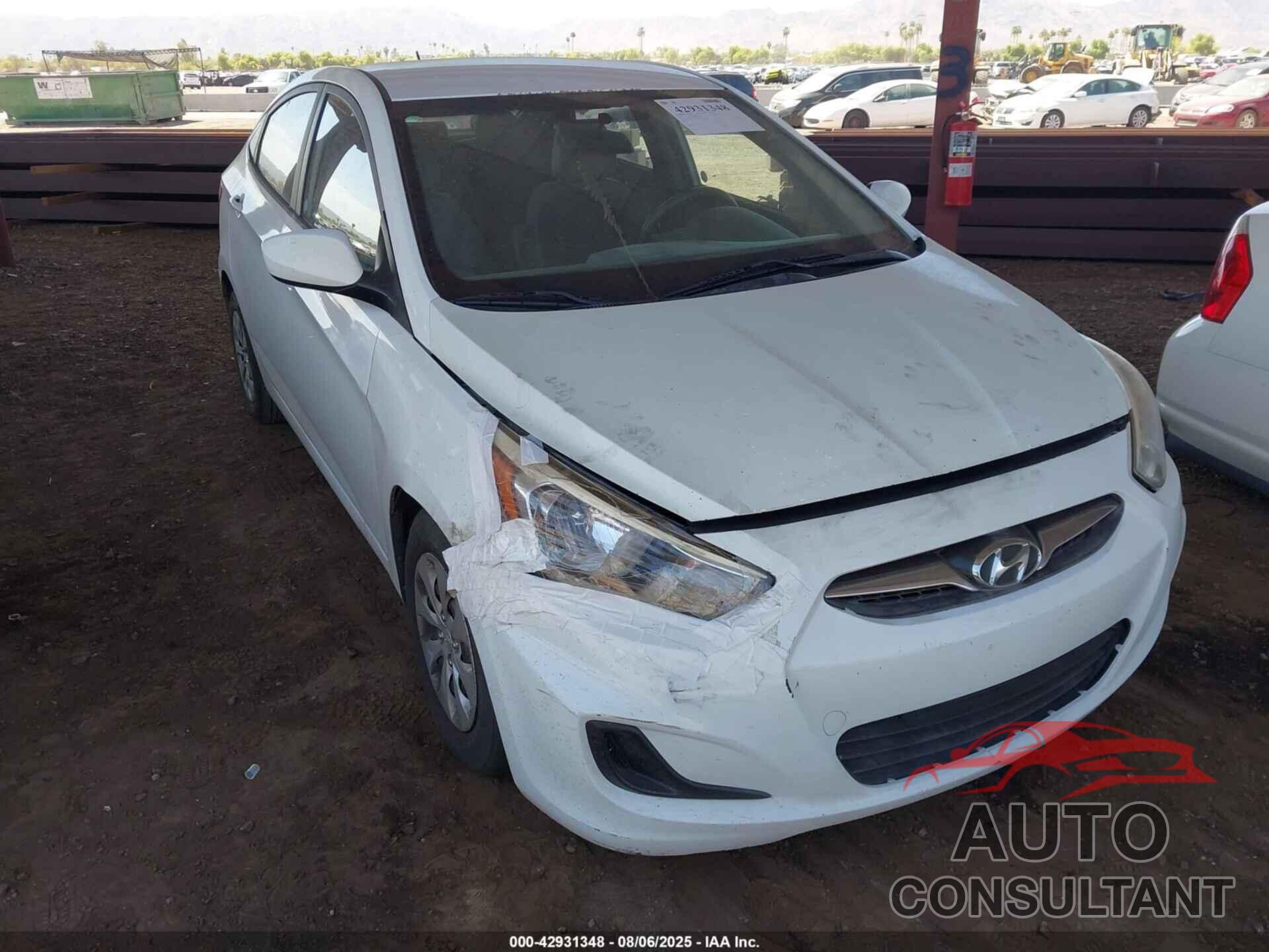 HYUNDAI ACCENT 2015 - KMHCT4AE9FU825604