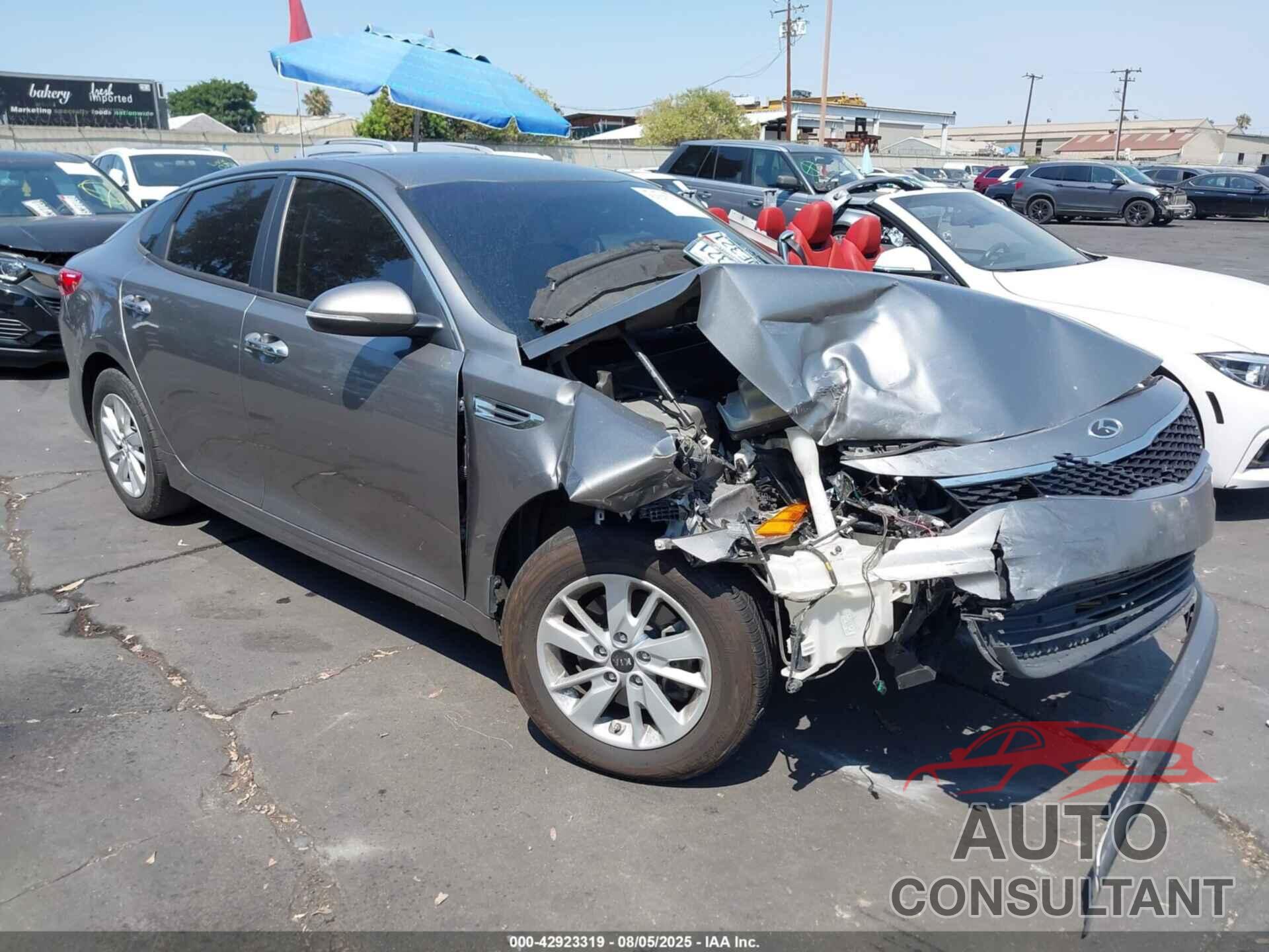 KIA OPTIMA 2016 - 5XXGT4L37GG025070