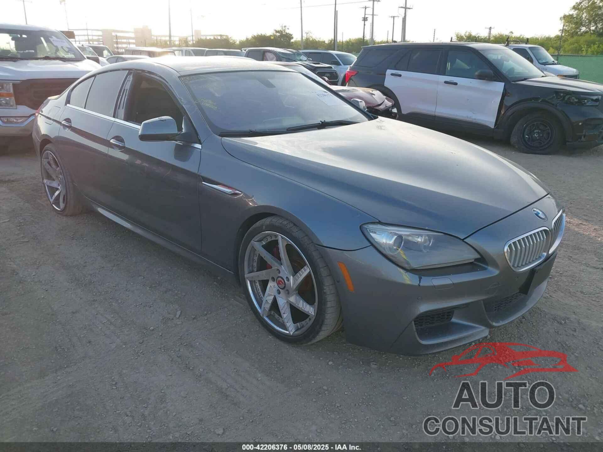 BMW 650I GRAN COUPE 2013 - WBA6B2C54DDG66977