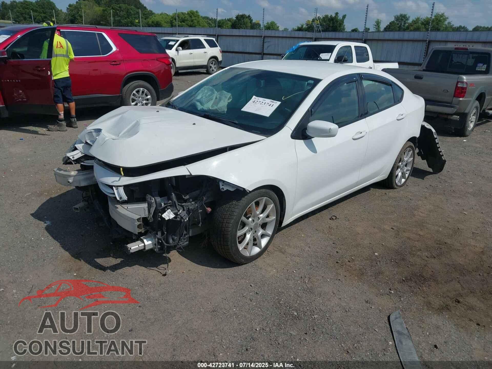 DODGE DART 2013 - 1C3CDFBA7DD176301