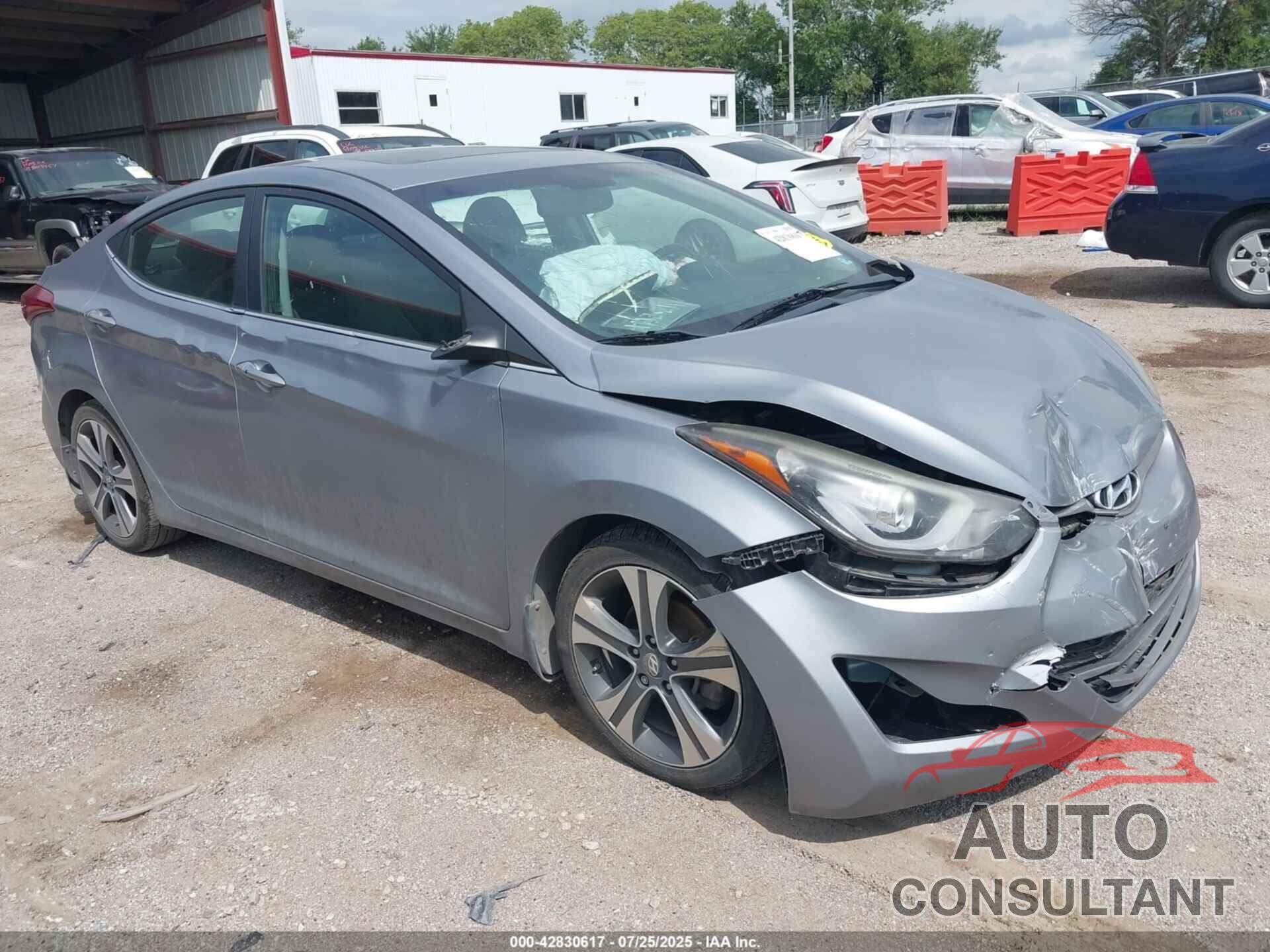 HYUNDAI ELANTRA 2015 - KMHDH4AH4FU269136
