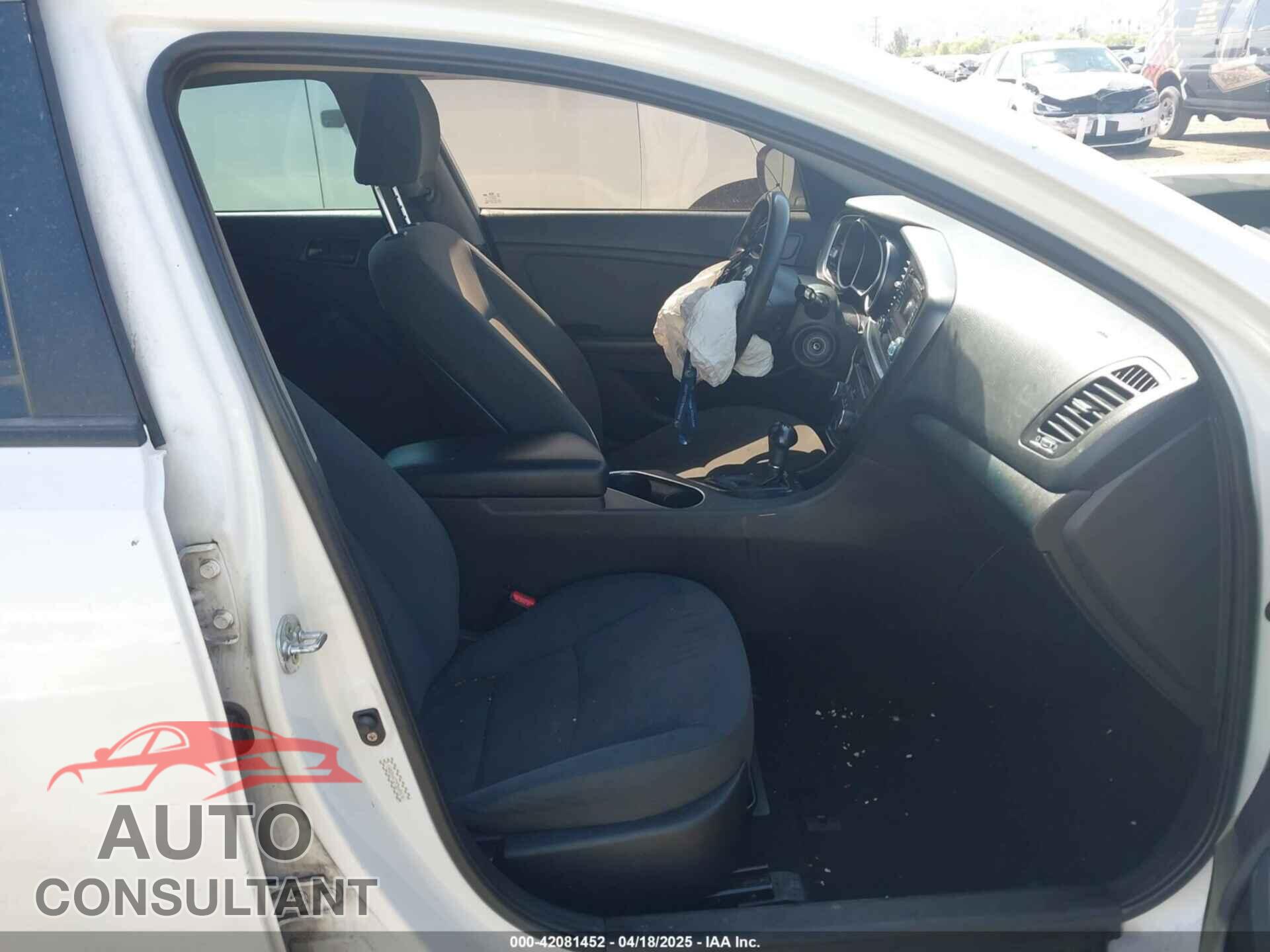 KIA OPTIMA 2015 - KNAGM4A72F5649474